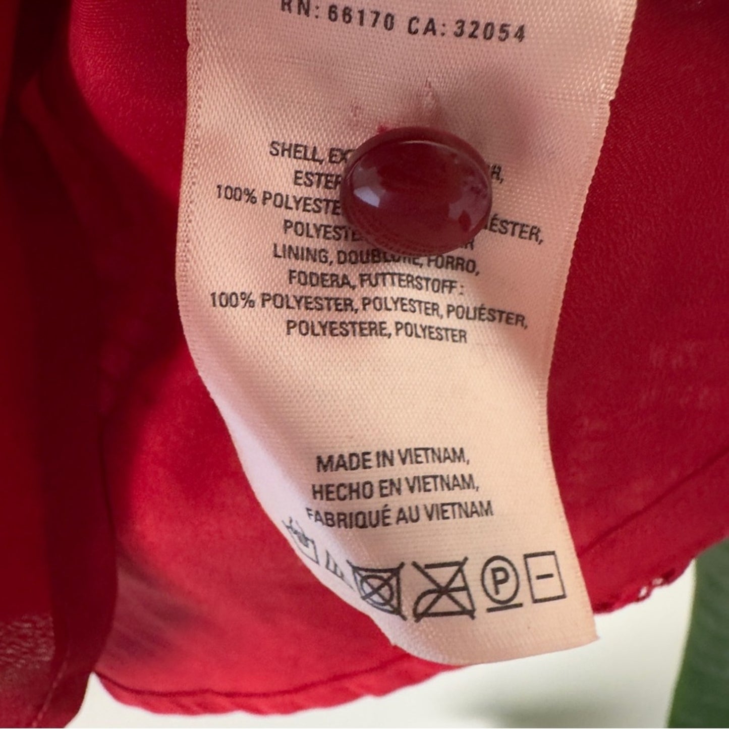 Moulinette Soeurs by Anthropologie red Lace peplum Blouse 3/4 sleeve keyhole EUC