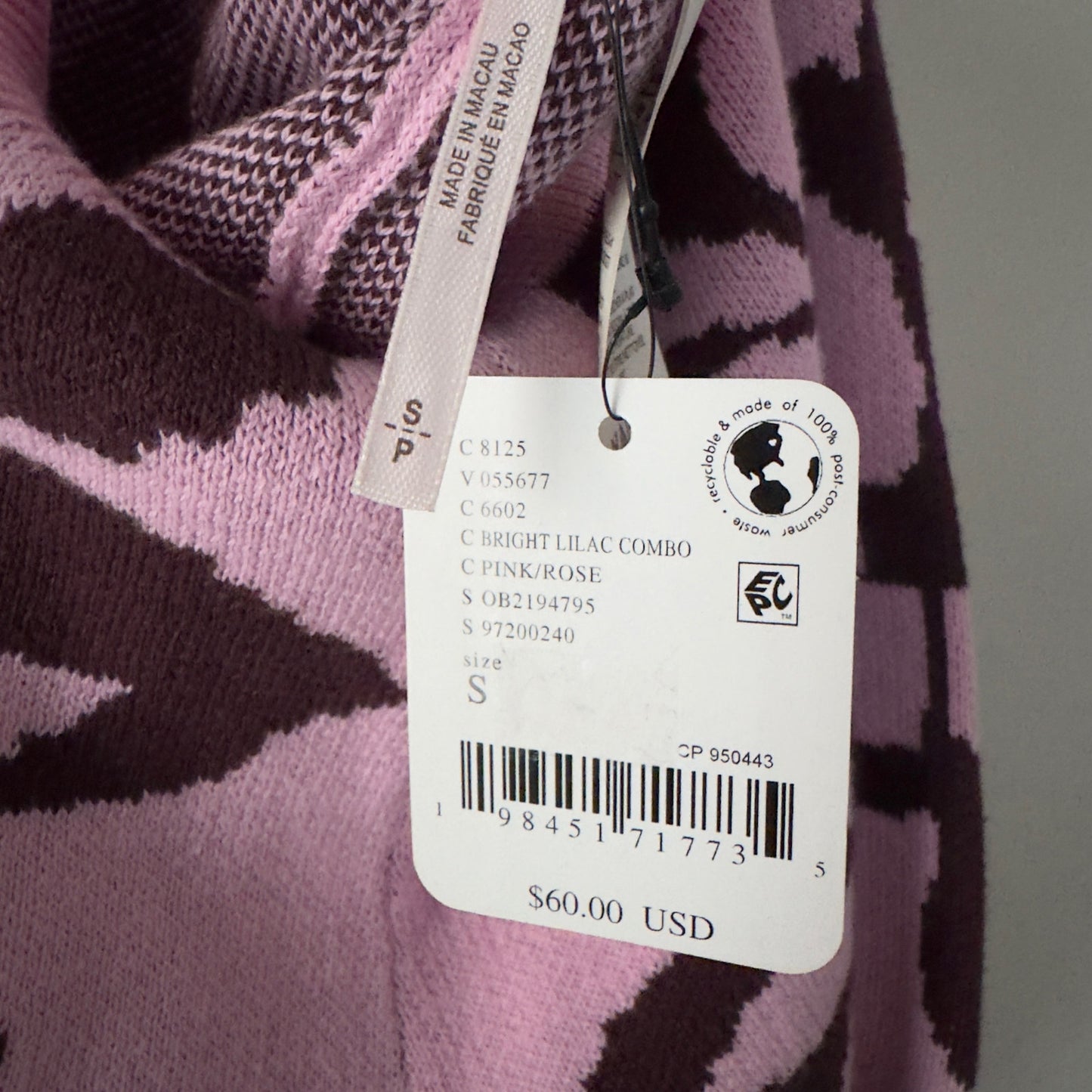 Free People Kaia Swit Shorts in Bright Lilac Combo Pink Floral Knit Micro Short