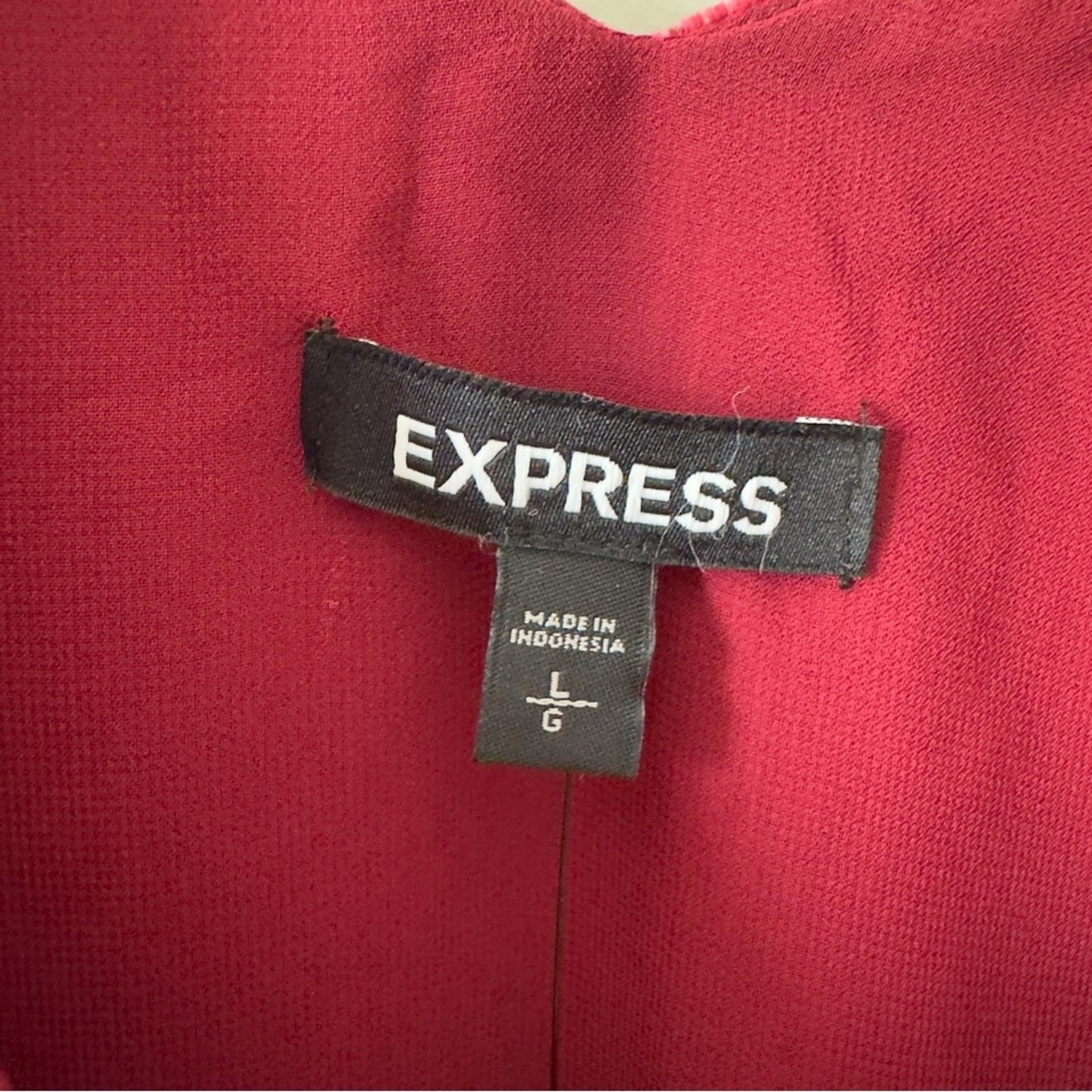 Express Deep Red Velvet Camisole V-neck adjustable spaghetti strap tank top cami