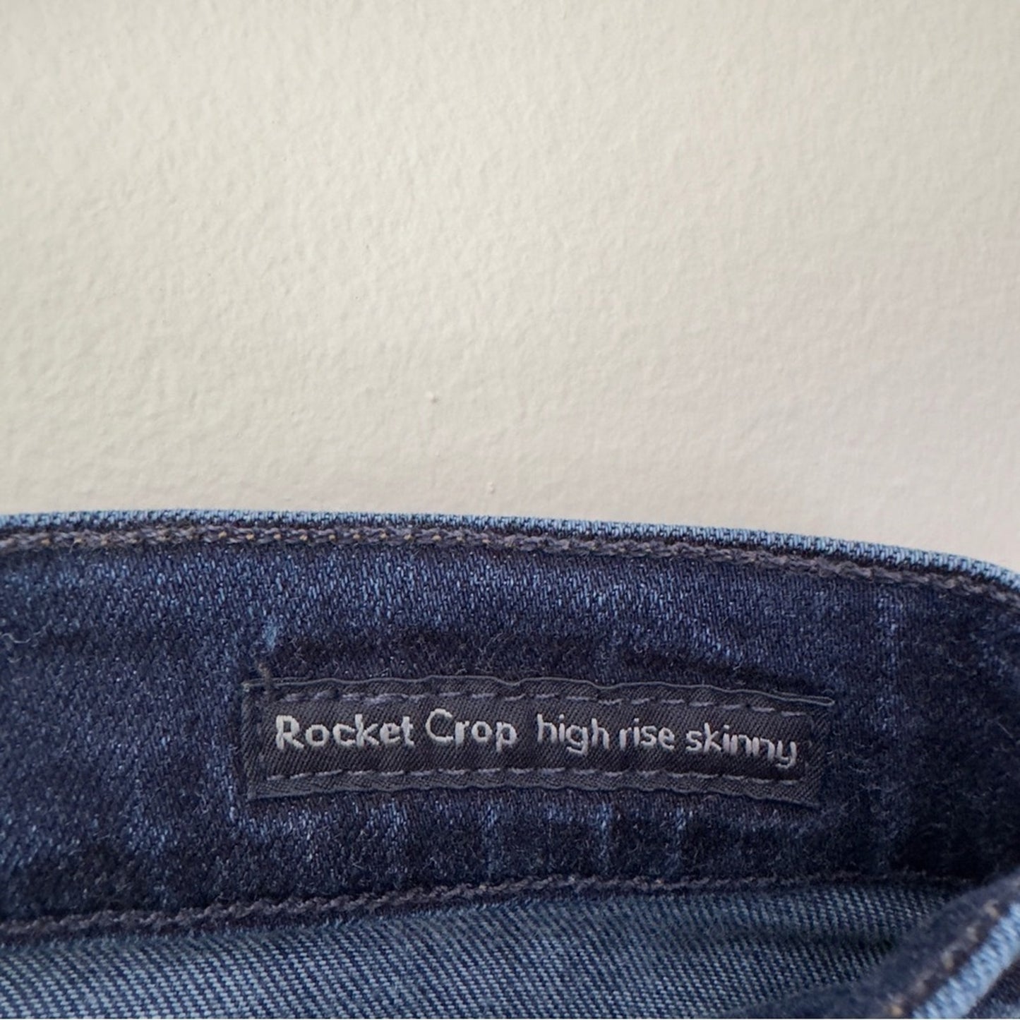 Citizens of Humanity Rocket Crop High Rise Skinny Jeans Dark Wash Denim USA Made