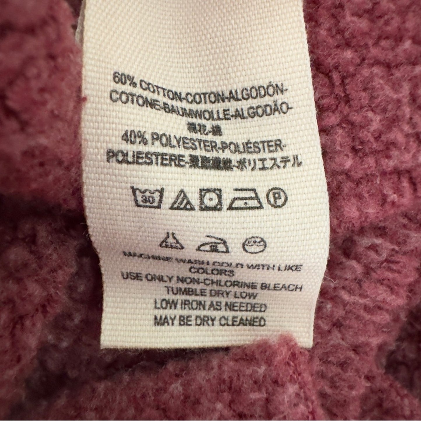 Free People Pink Cowl Neck Sweater Soft Knit Texture long sleeve cotton blend XS