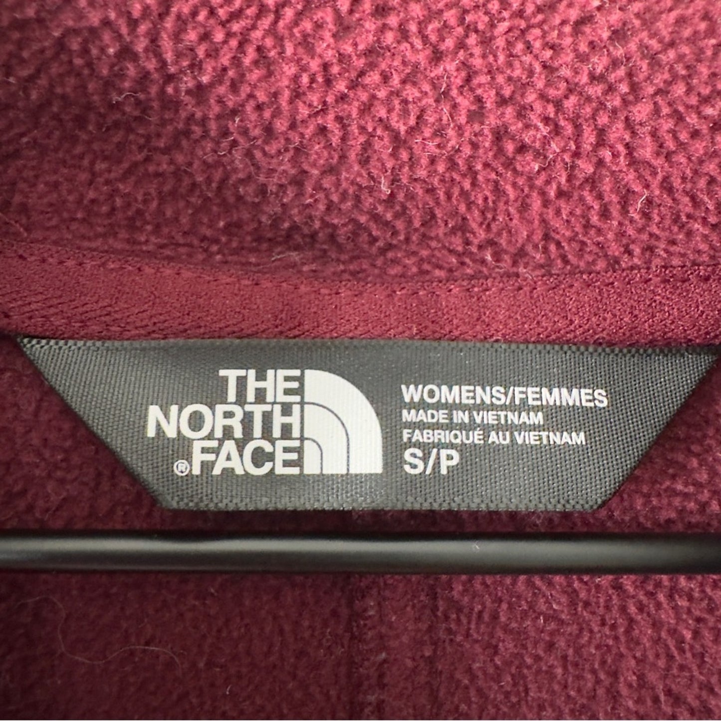 The North Face Red Utility Jacket with Hood Tunic Length Pockets Full Zip quilt