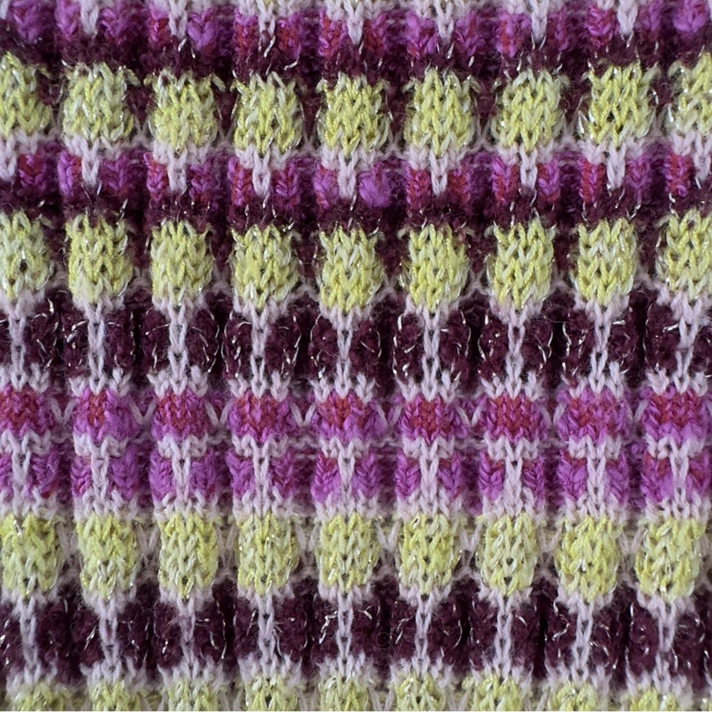 Free People metallic striped knit mini dress short sleeve high neck cotton EUC