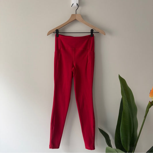 Lululemon Swift Speed High-Rise Tight 28" in Dark Red High-Waisted Leggings EUC