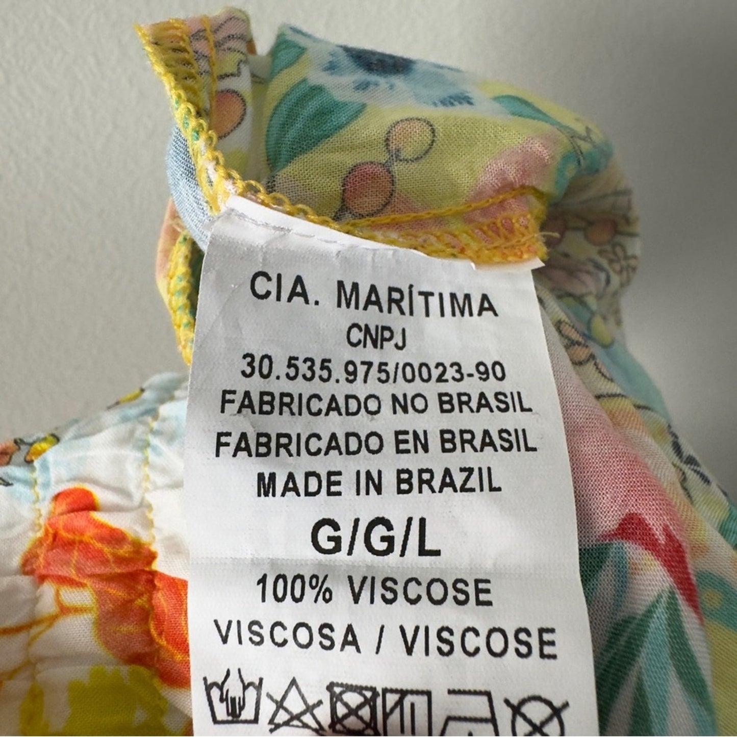 Cia. Maritima Floral Print Women's Pants Boho Bohemian Hippie Tassel Drawstring