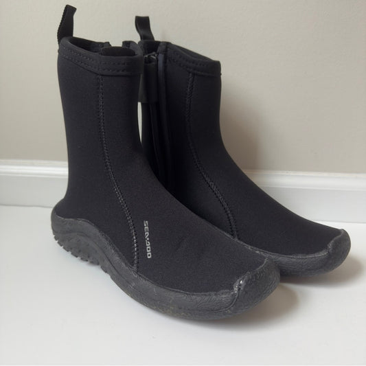 Sea-Doo Neoprene Water Boots Black Unisex Men’s 6 / Women’s 8 Jet Ski Ocean NIB