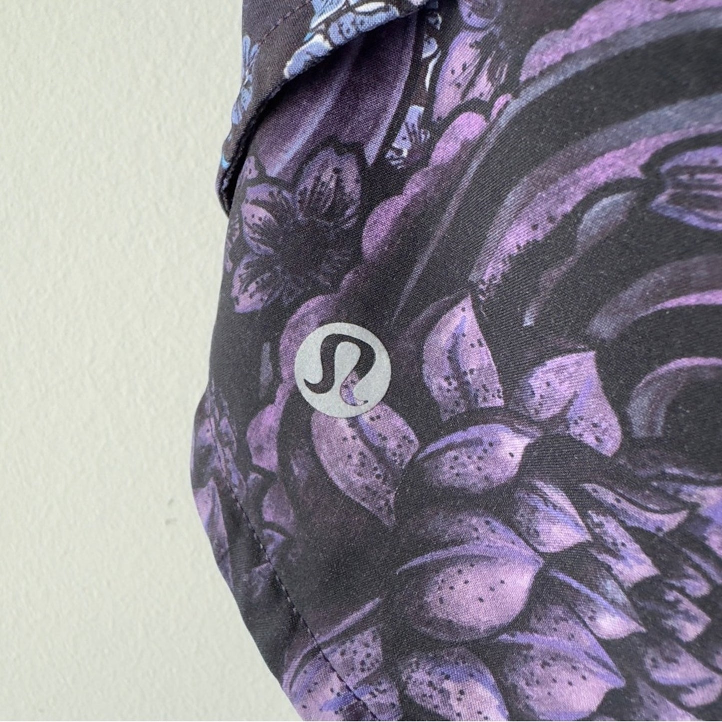 Lululemon Speed Up Short *Long 4" in Memoir Multi Purple / Black athletic Shorts