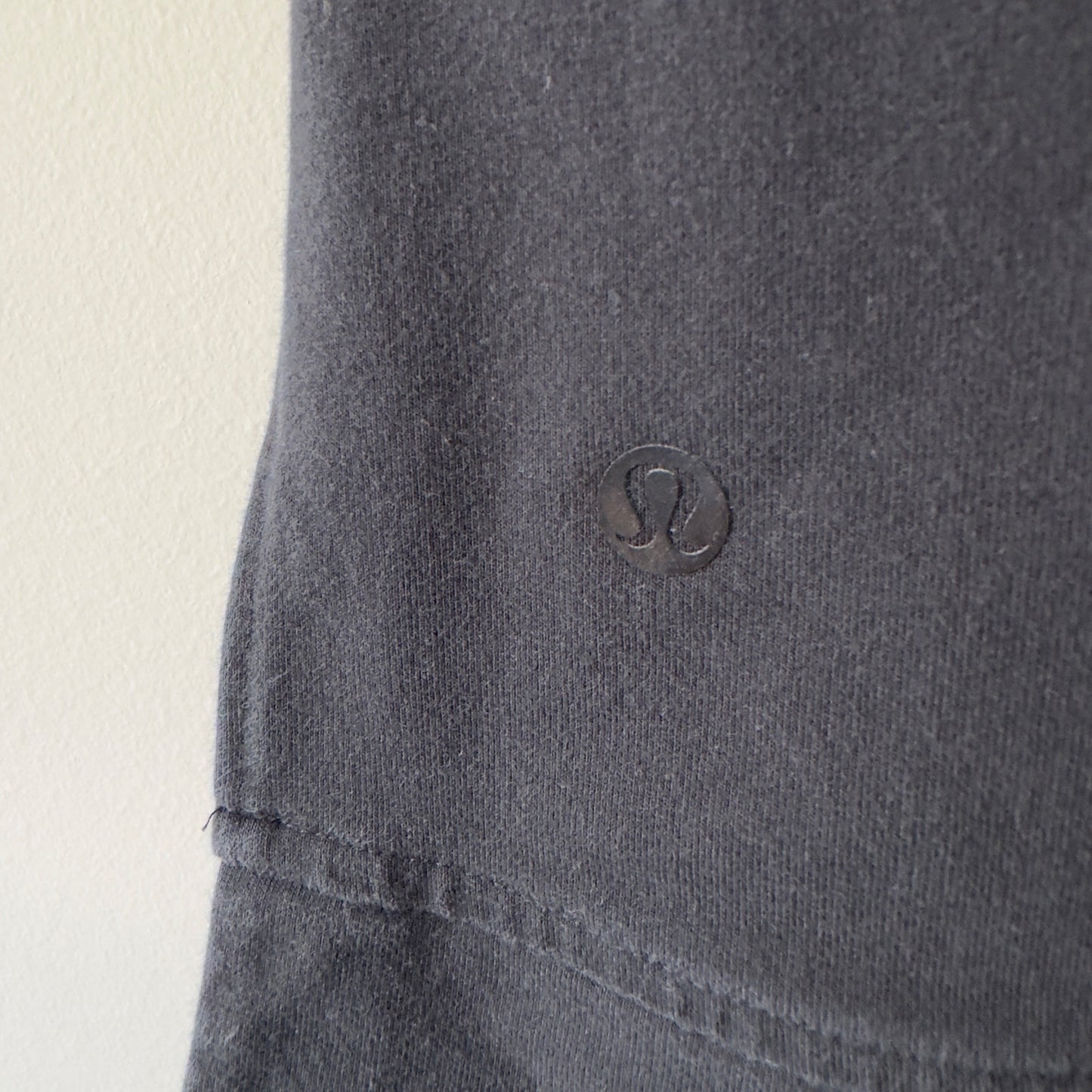Lululemon Cut Above Tee in Black Stretch French Terry Short Sleeve Slit Sides