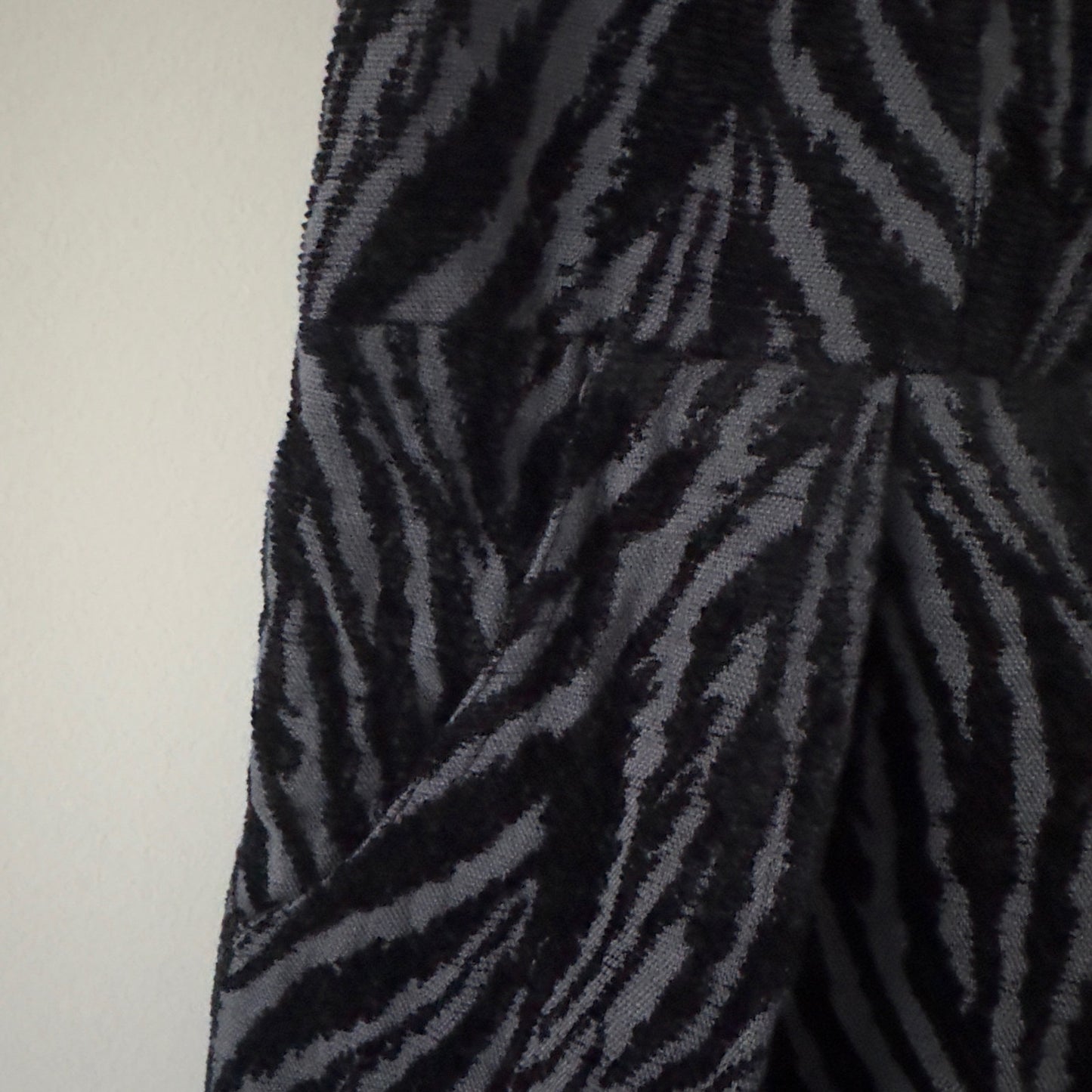 Free People Soft Chenille Zebra Stripe Mini Dress Sleeveless Zip Up Zipper Back