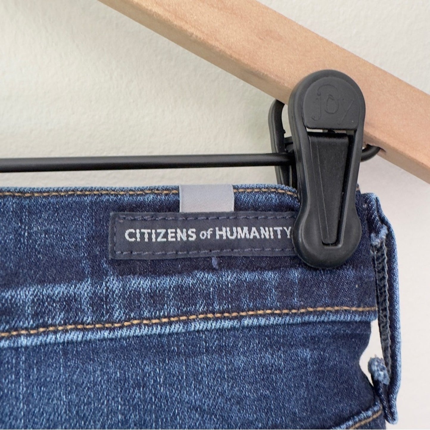 Citizens of Humanity Rocket Crop High Rise Skinny Jeans Dark Wash Denim USA Made