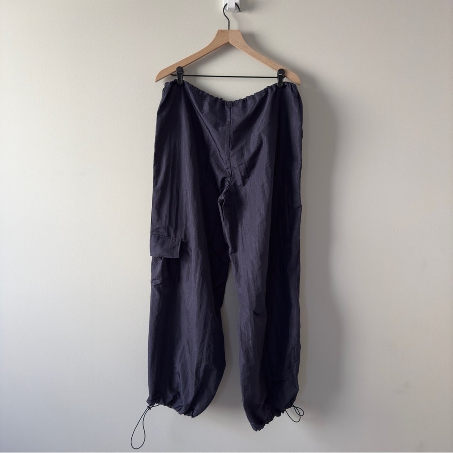 Revolve Superdown Ruby Parachute Pant Stylish Navy Cargo Pants adjustable waist