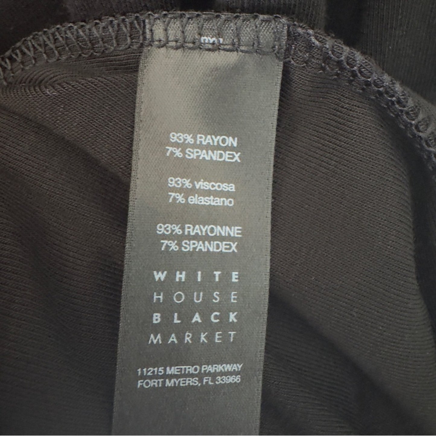 White House Black Market Bell Sleeve Sneaker Dress Classic Black Solid zip back