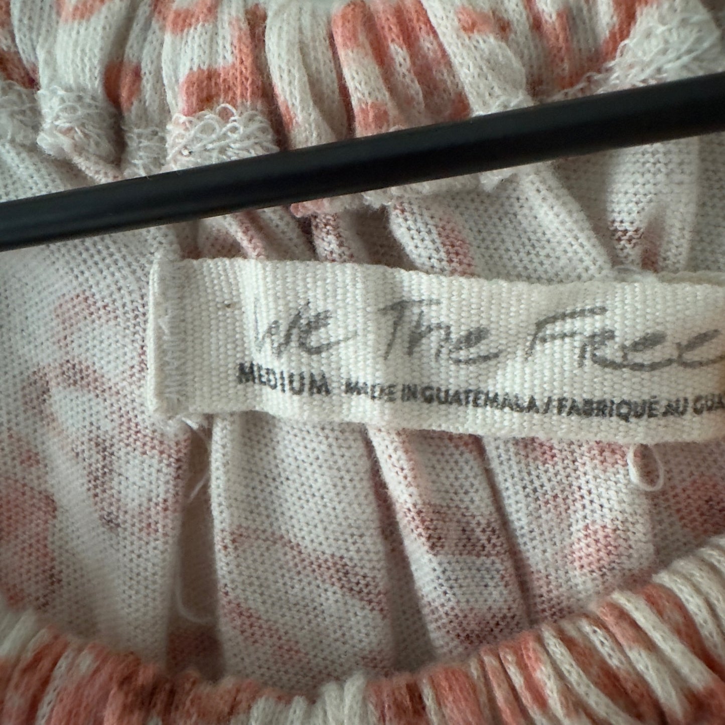 Free People We the Free Daisy Tank Tea Combo 100% Cotton Halter Floral Crop Side