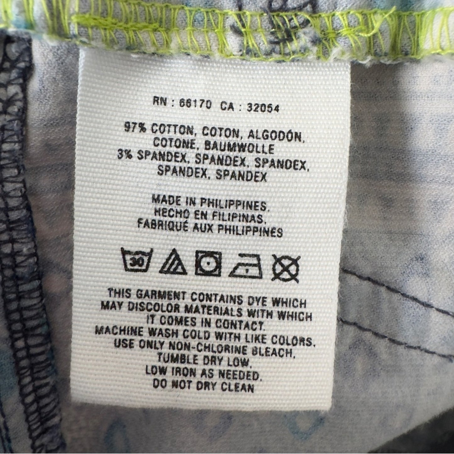 Pilcro and the Letterpress Anthropologie Blue Patterned Patchwork Corduroy Pants