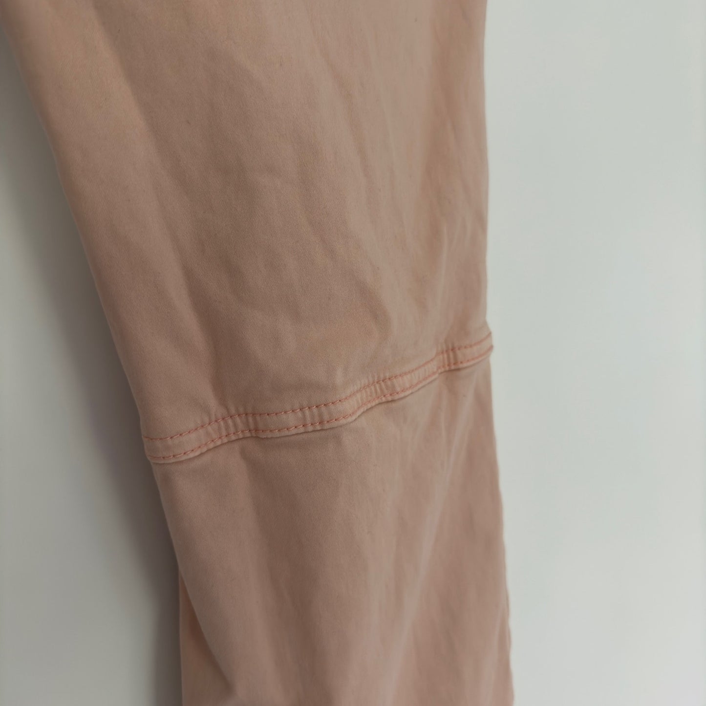 Sanctuary Denim Pale Pink cargo style pants zip button solid pockets zipper 31