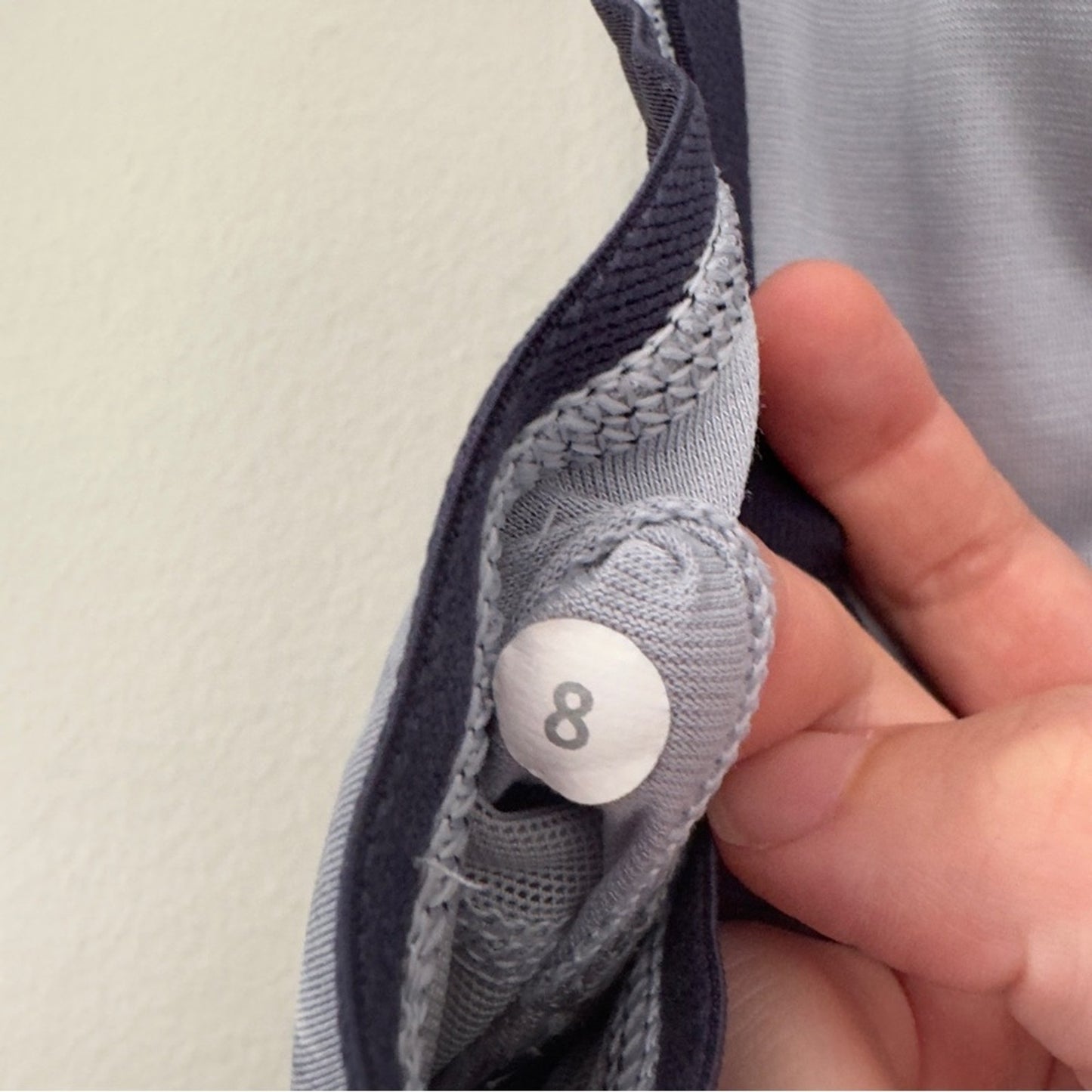 Lululemon If You’re Lucky Bra in Moody Mirage White Deep Navy/Slate/Naval Blue 8