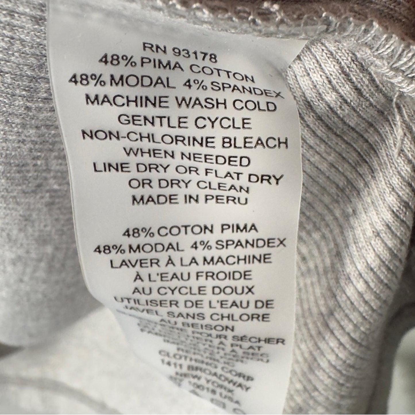 Elie Tahari Gray Long Sleeve Cardigan Half Button Front Minimalist Ribbed Solid