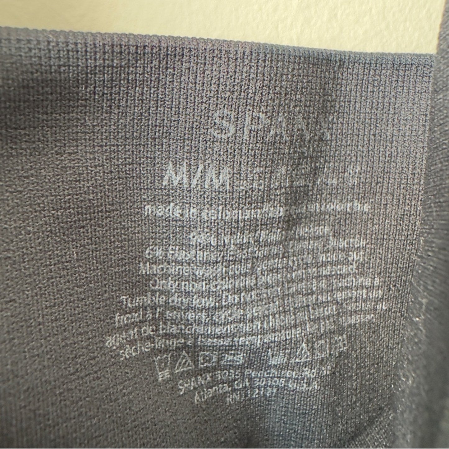 Spanx Seamless Camo High-Waisted Leggings Gray Ankle Casual Athletic Activewear