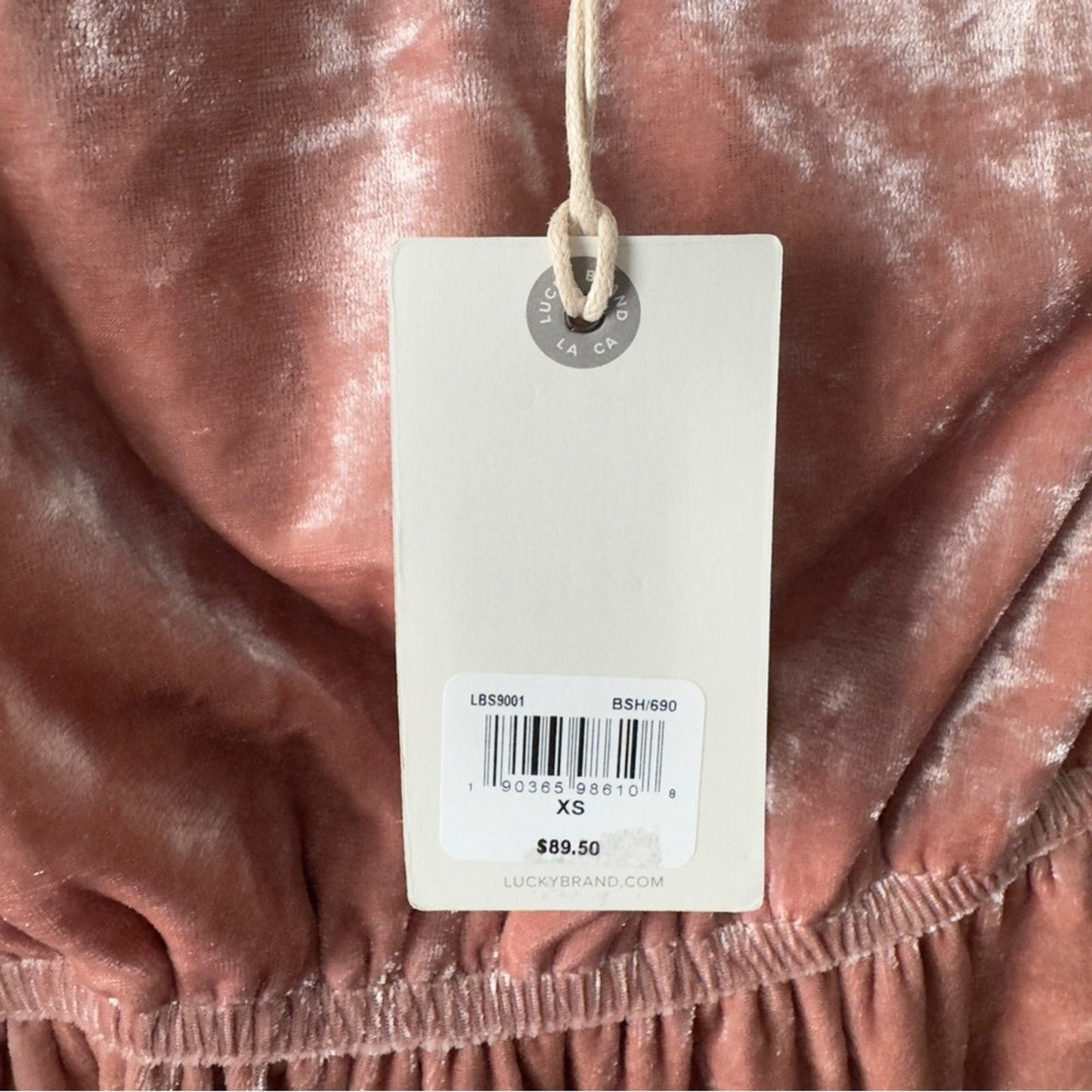Lucky Brand Velvet Flutter Sleeve Cold Shoulder Knee Length Dress embroidered XS