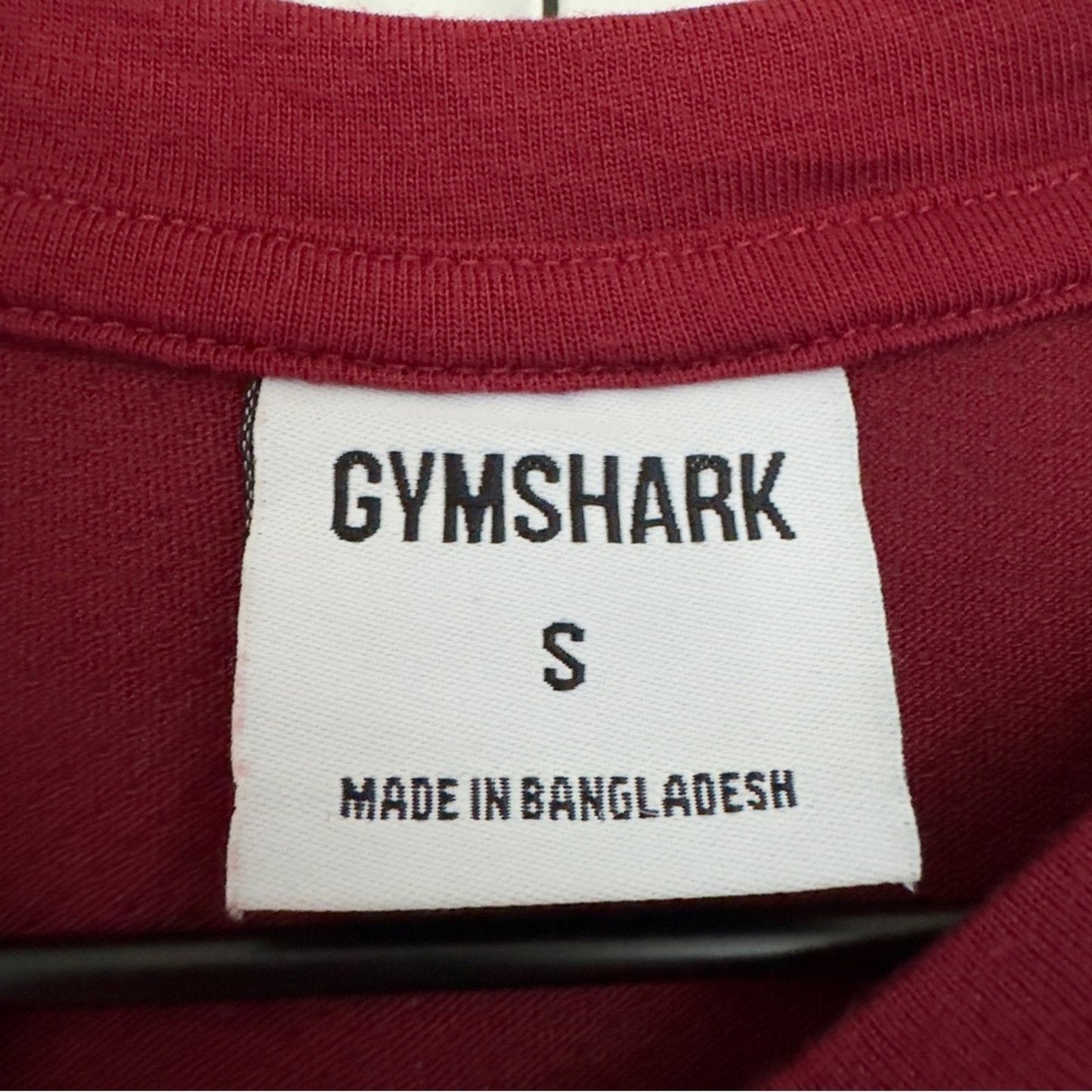 Gymshark sleeveless athletic tank top gym workout red black Athleisure active S
