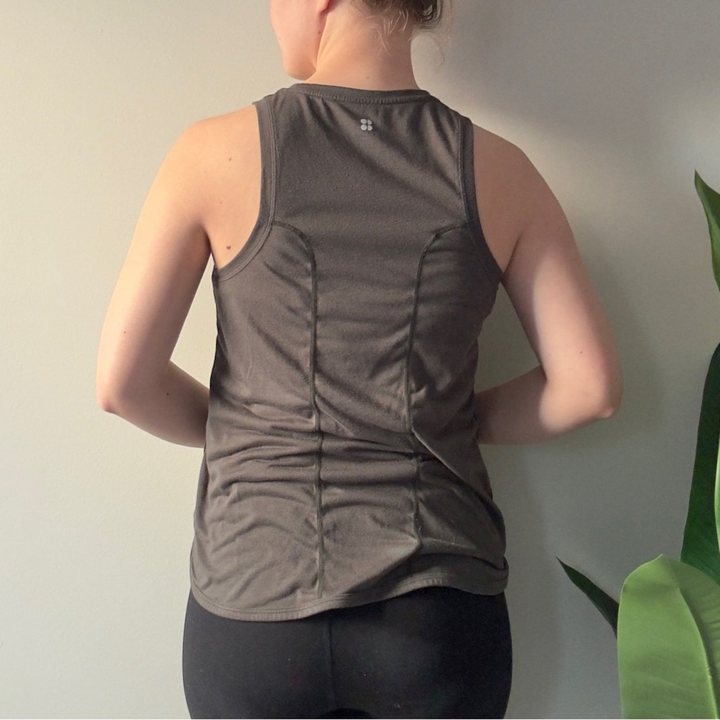 Sweaty Betty Athletic Tank Top Sleeveless casual activewear solid ruched back S