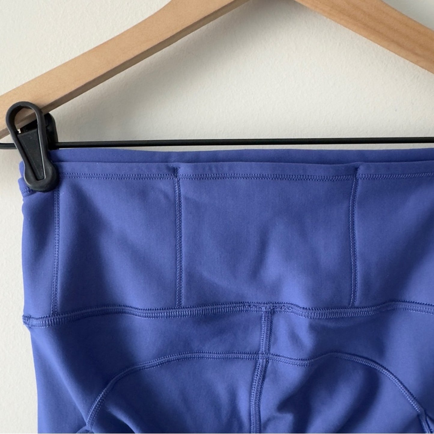 Lululemon Fast and Free High-Rise Fleece Tight 28" in Psychic Leggings Blue Logo