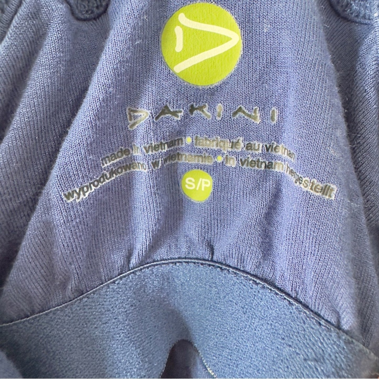 Dakini Blue White Patterned Babydoll Dress Mini Knee Length Built-in Bra Strappy