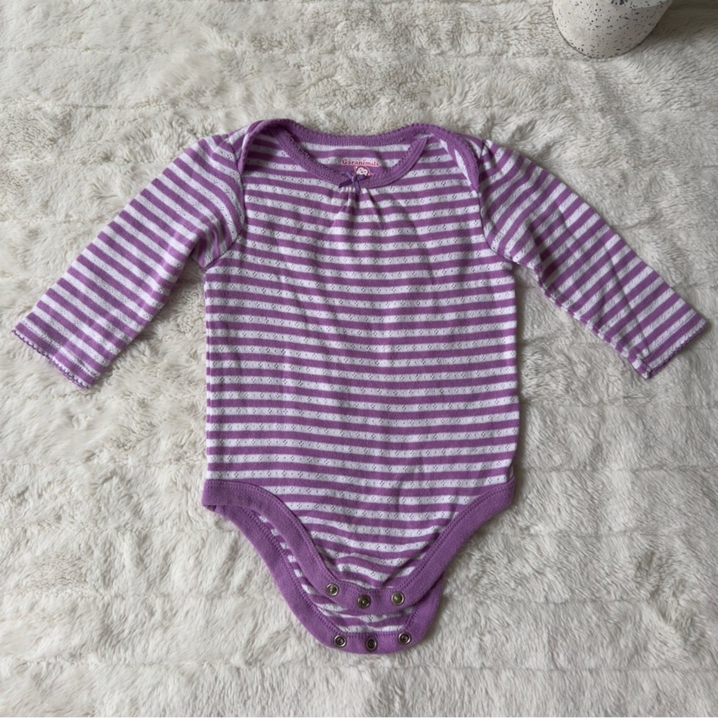 Garanimals Baby Onesies One Pieces lot Navy Poodle Purple striped Mustard bunny