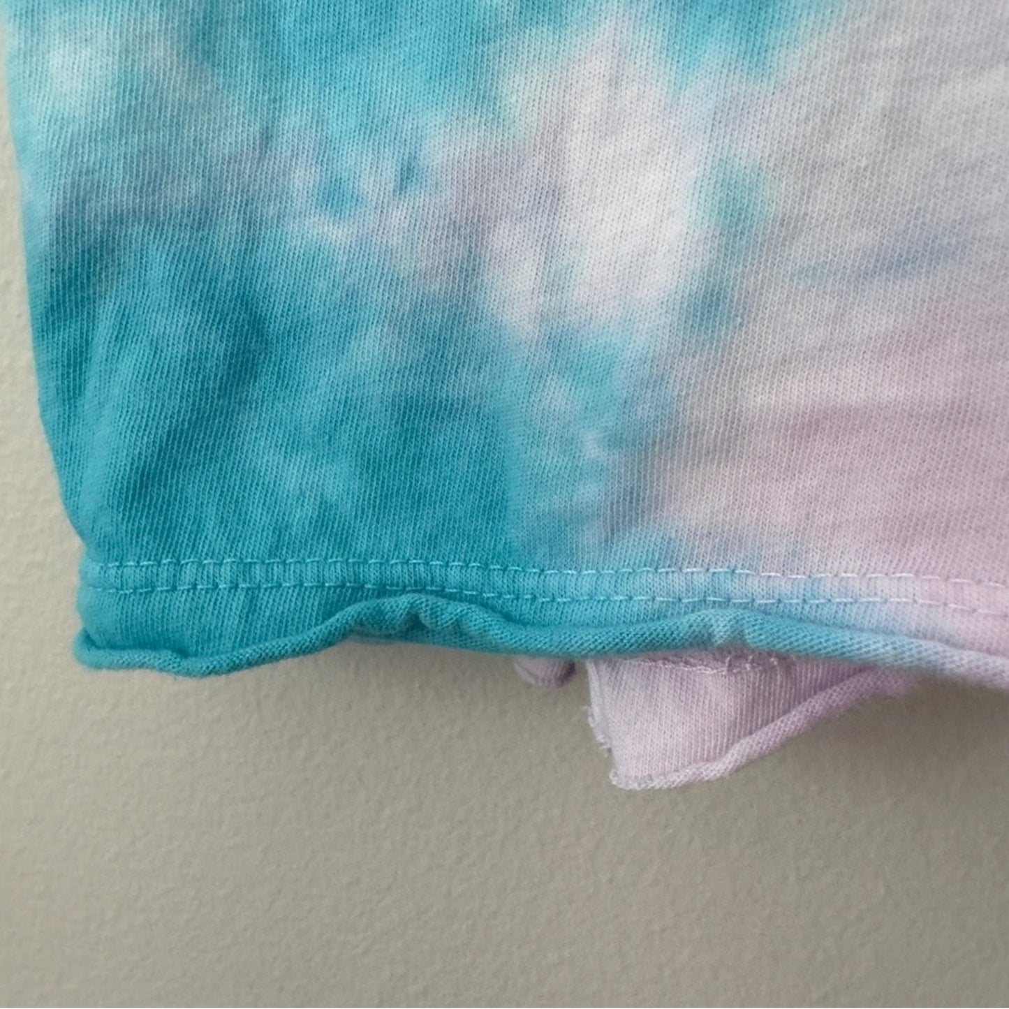 Revolve Michael Lauren 100% Cotton Tie Dye T-Shirt Dress Mini Shift Short Sleeve