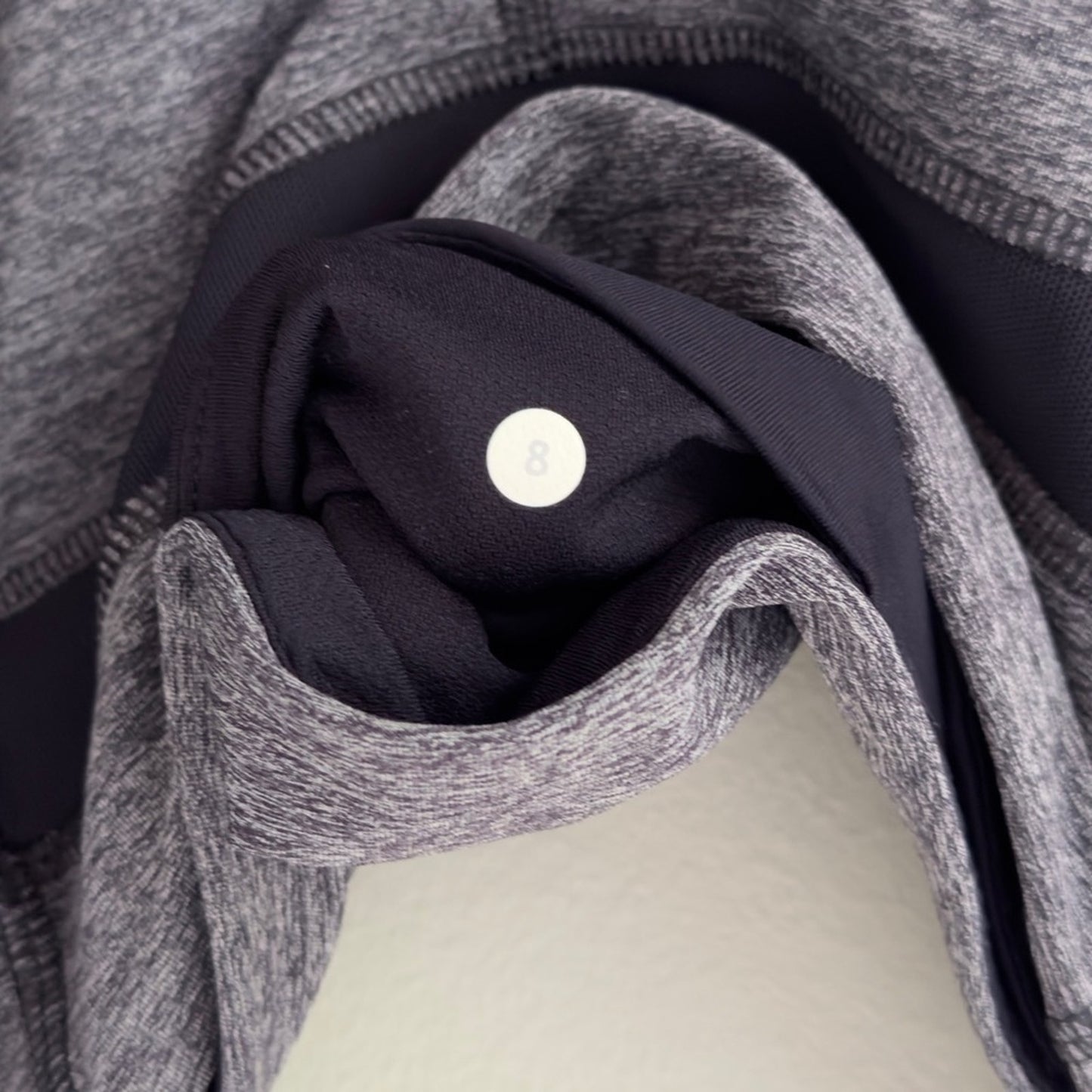 Lululemon Inspire Tight II (Mesh) in Heathered Naval Blue / Naval Blue Run Pouch