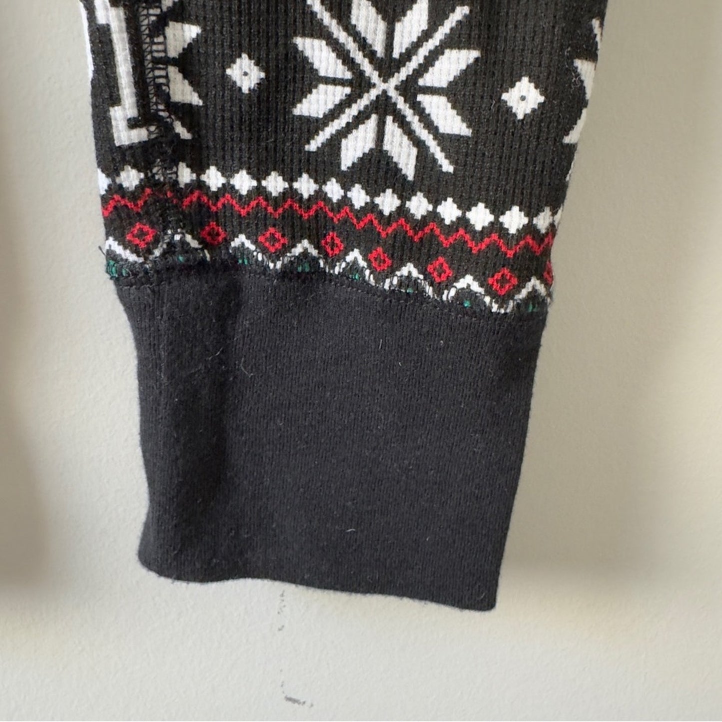 PINK Victoria's Secret Fair Isle Dog Patterned Pajama One Piece Onesie Jumpsuit