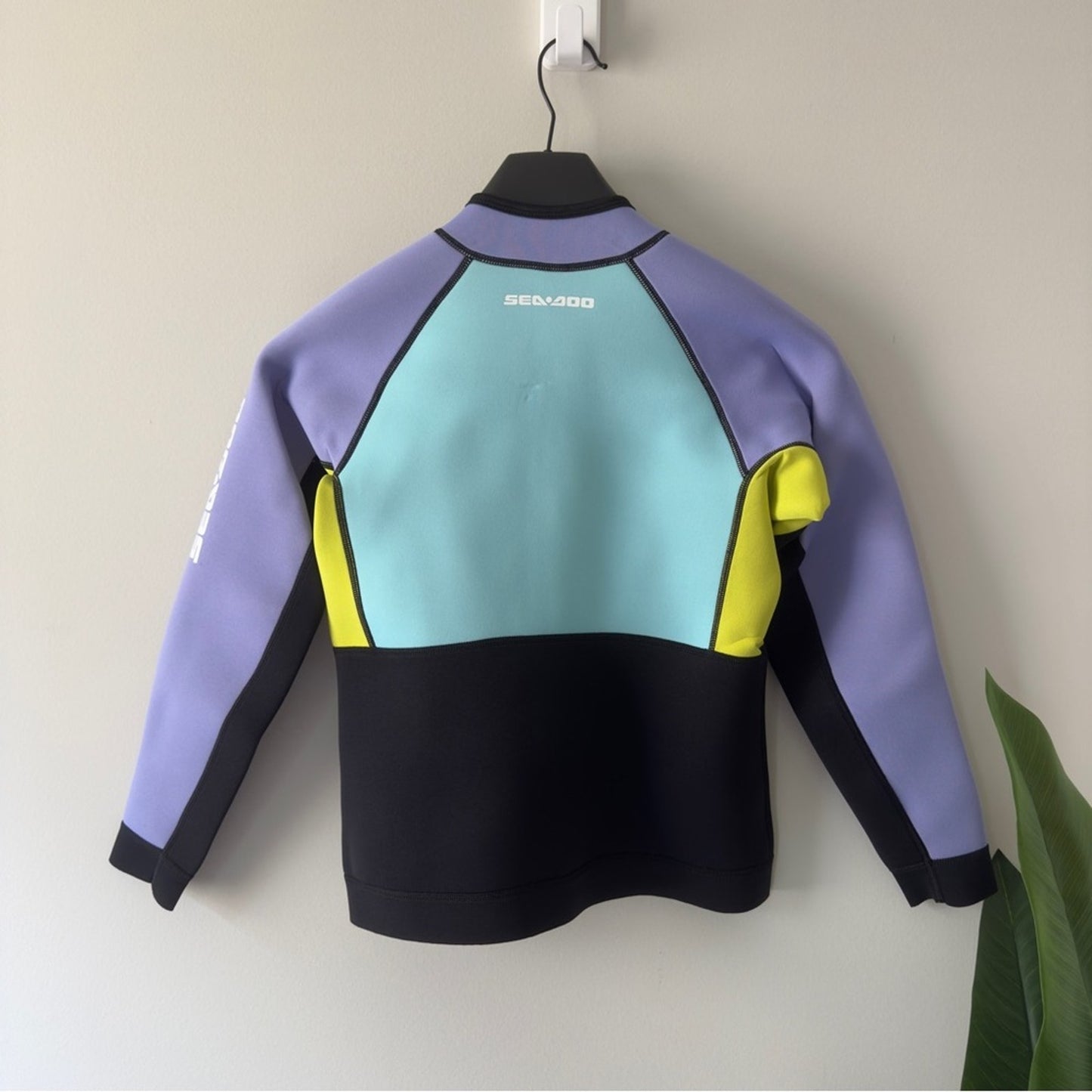 Sea-Doo Montego Jacket in Lilac Neoprene Water-sports jet ski Full Zipper zip M