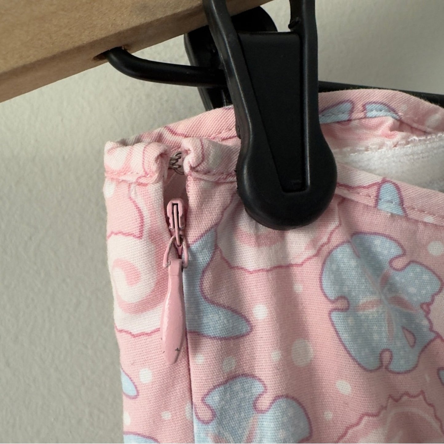 Vineyard Vines Seahorse Print Y2K Strapless Pink mini Dress sand dollar starfish