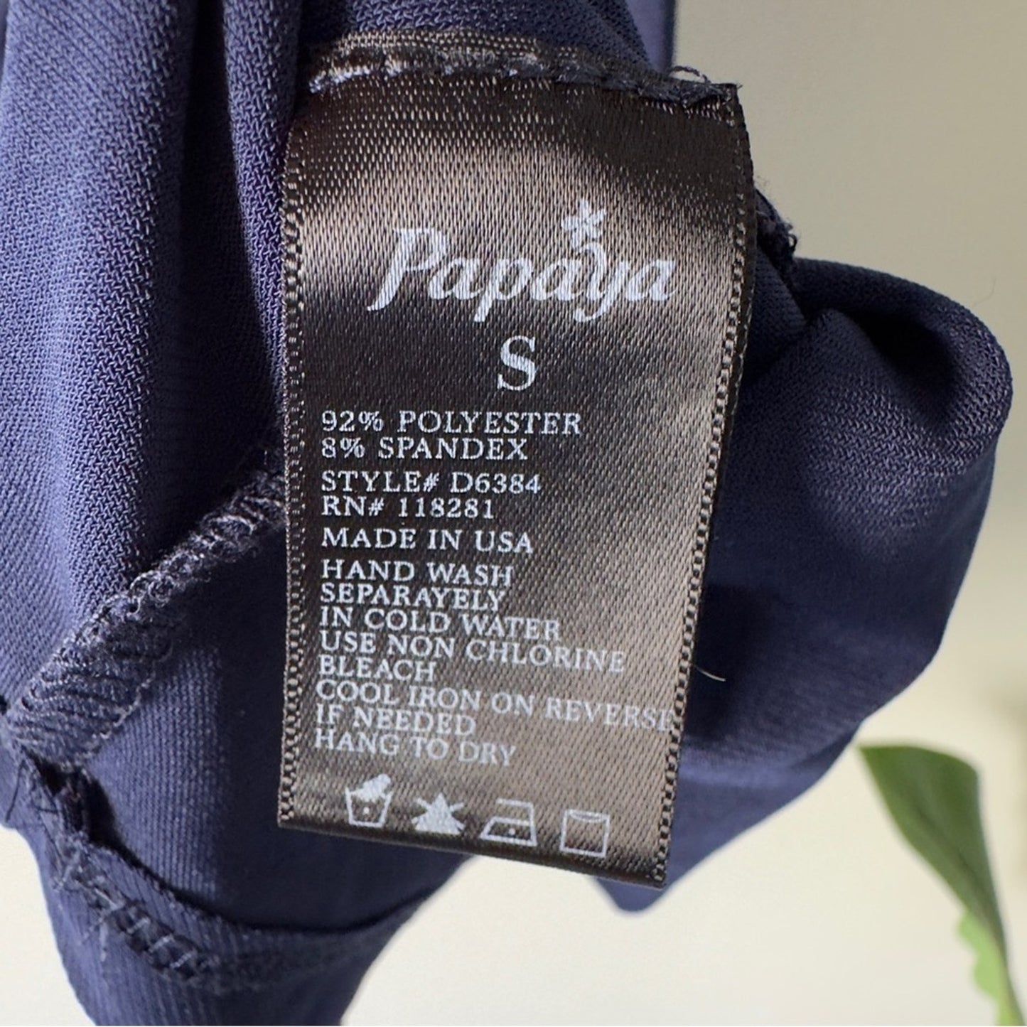 Vintage 2000s Papaya Navy Ruched Embellished Bodycon Mini Dress V-Neck Y2K Blue
