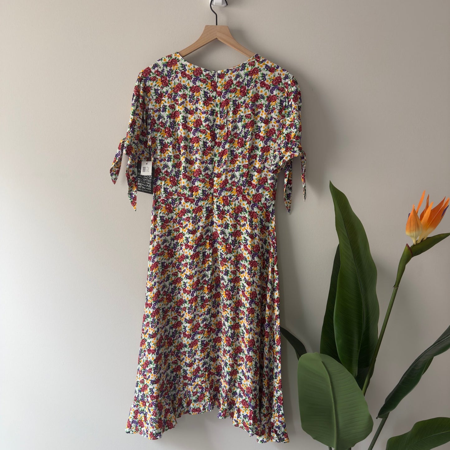 Faithfull the Brand Emilia Midi Dress in Lumina Floral Print grandmacore ruffle