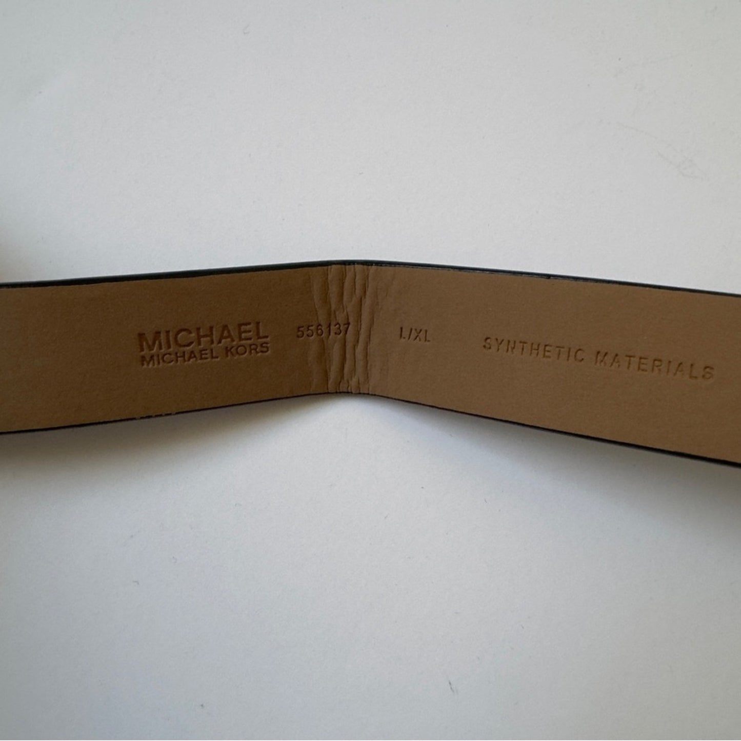 Michael Kors NWOT Black gray belt Bag Fanny pack MK zipper adjustable size L/XL