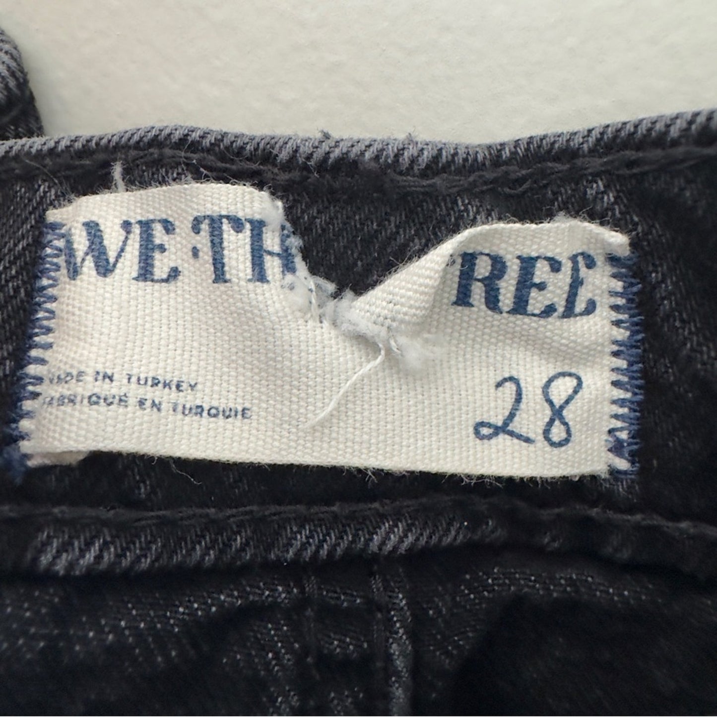 Free People We The Free Tapered Baggy High Rise Boyfriend Fit Jeans Button Fly