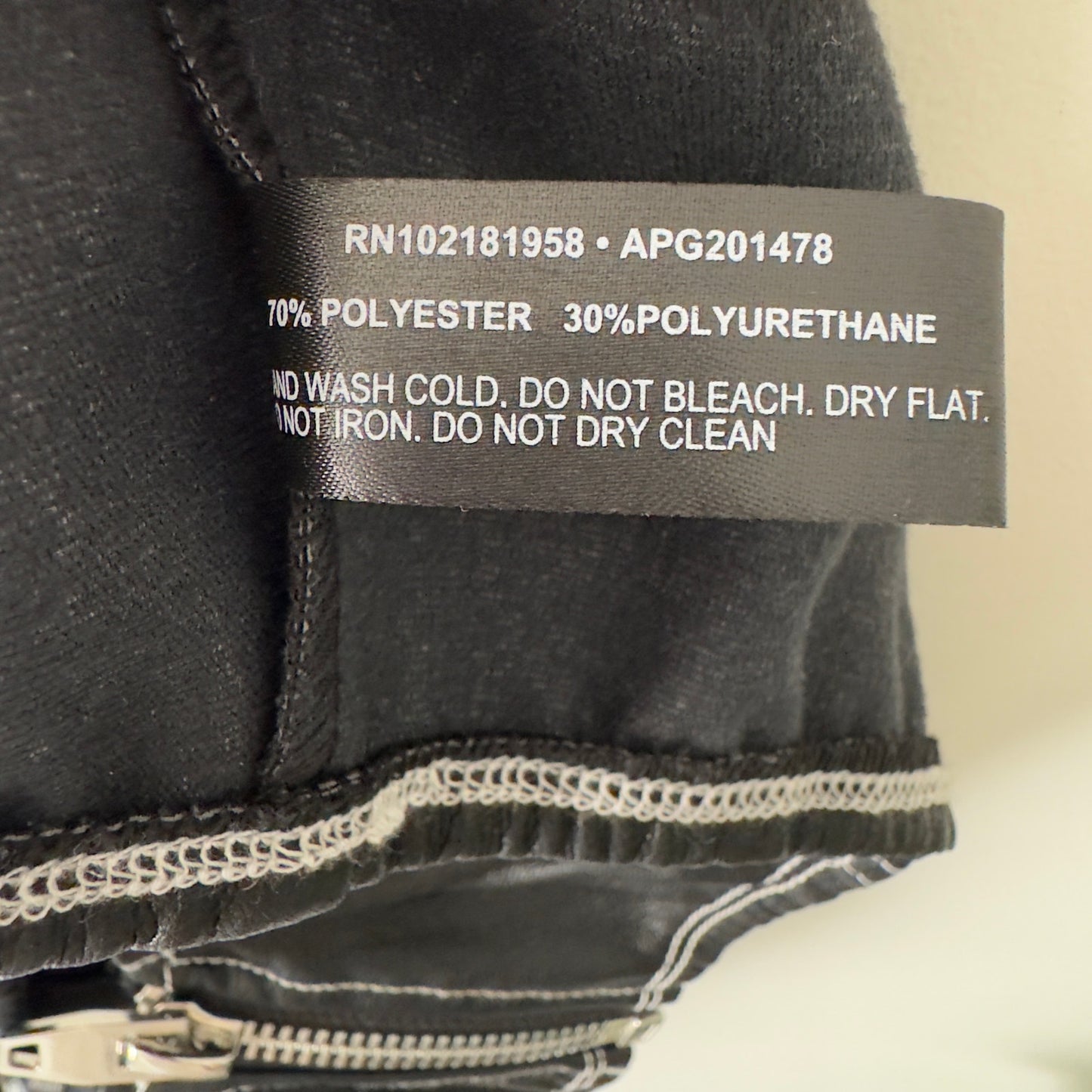 Dolls Kill Poster Grl Call the Shots Zip Bralette Vegan Leather Spaghetti Straps