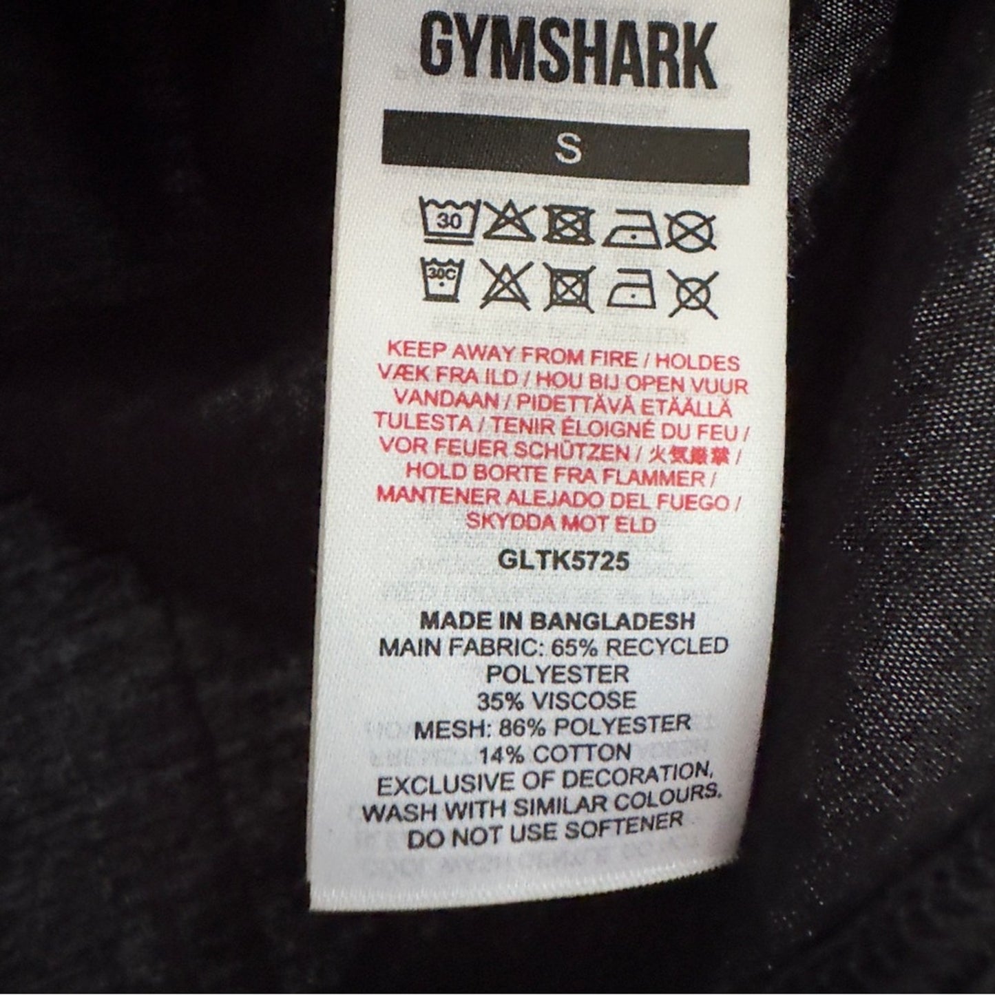 Gymshark sleeveless athletic tank top gym workout black orange Athleisure active
