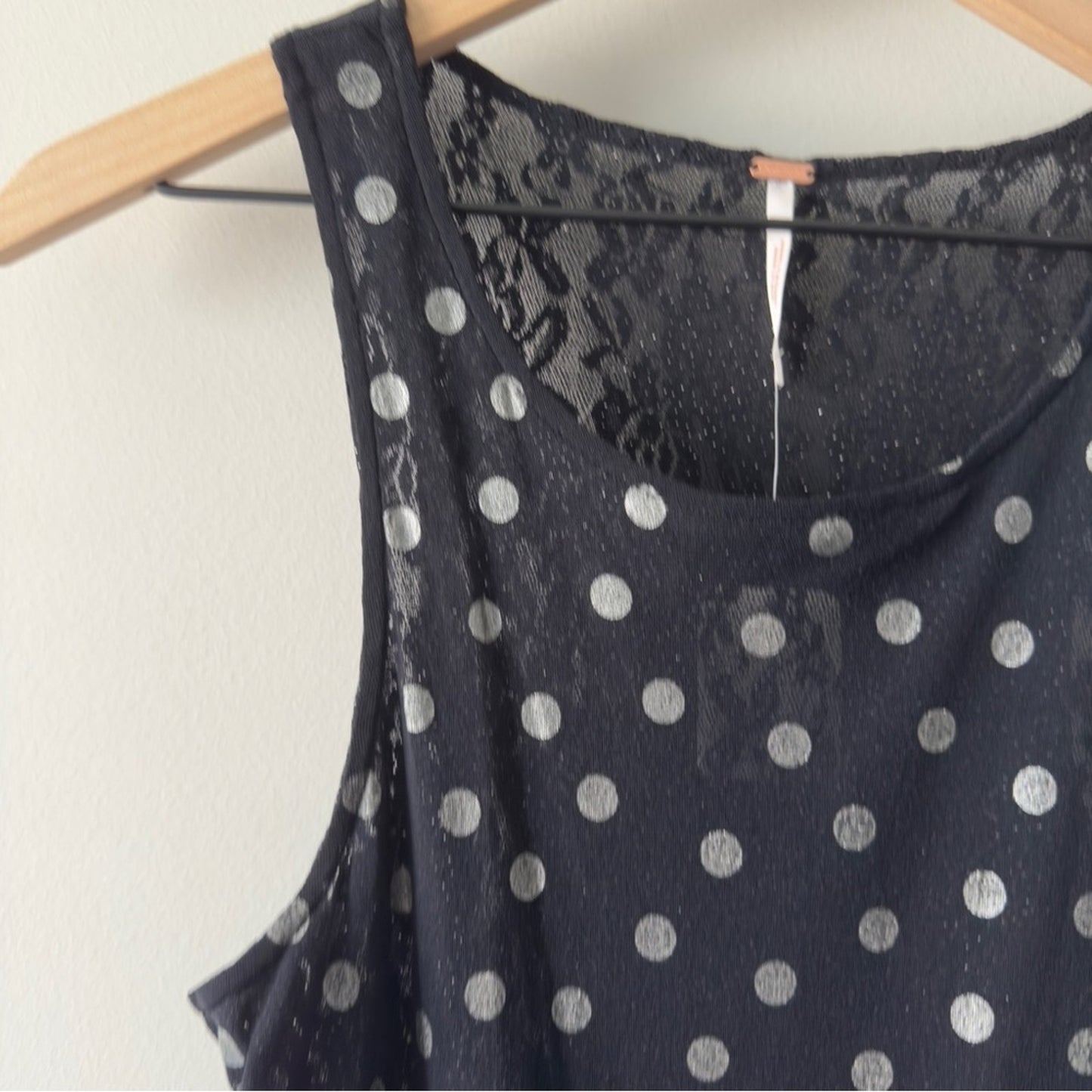 Free People Reversible Sparkly Mini Dress Black silver metallic Sleeveless Crew