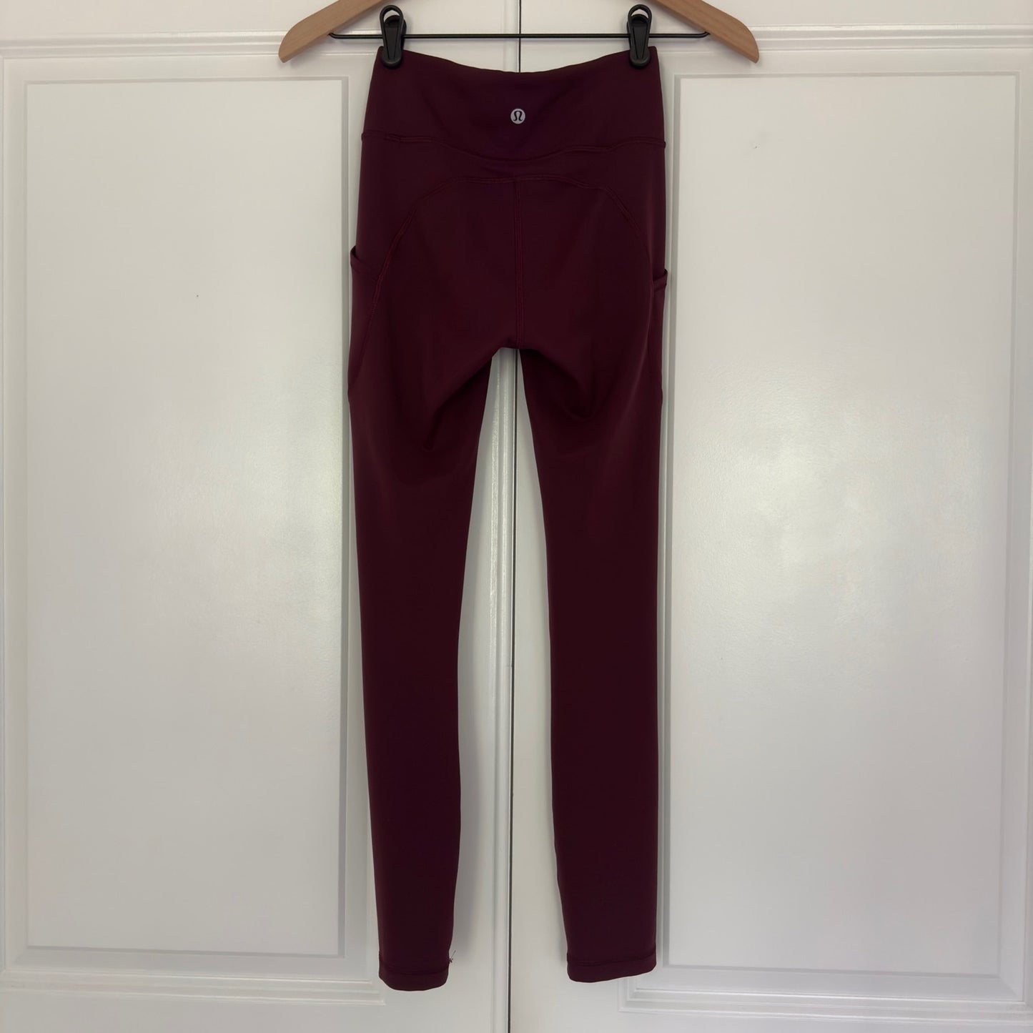 Lululemon Invigorate High-Rise Tight 25" in Red Merlot training Everlux leggings