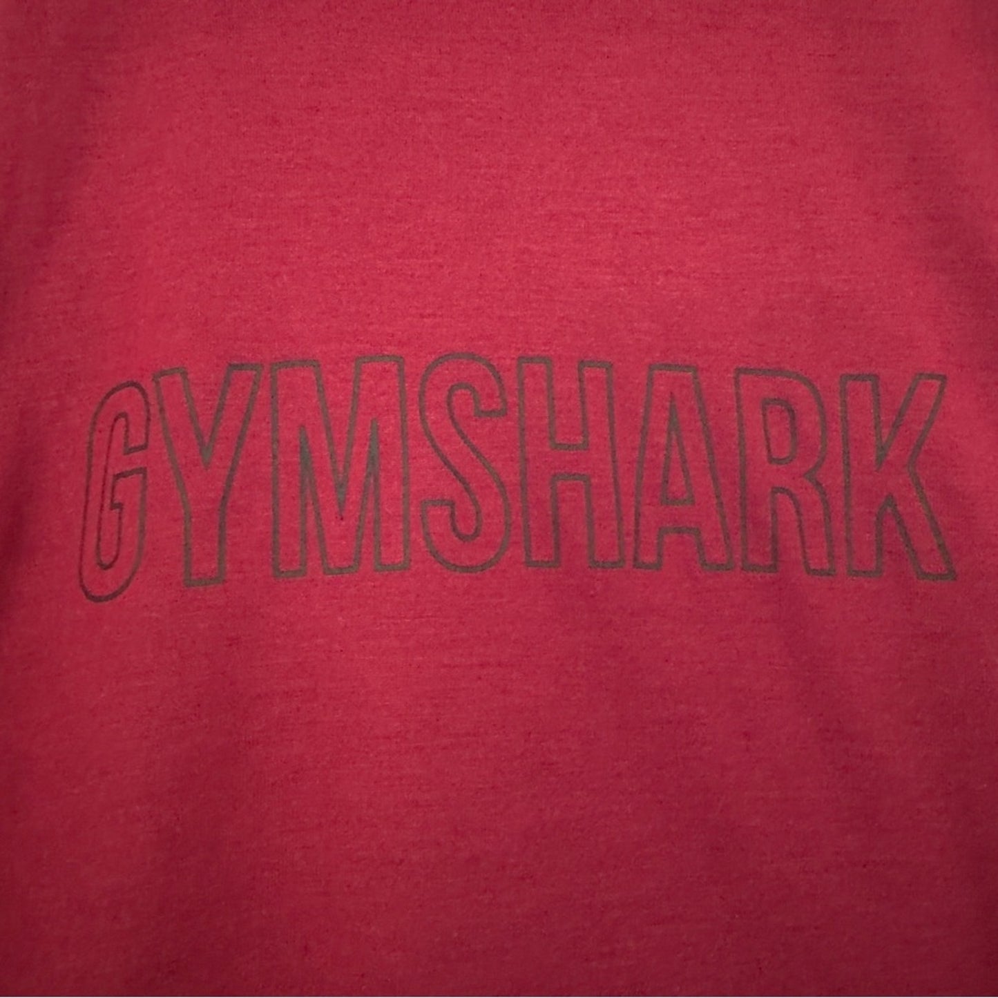 Gymshark sleeveless athletic tank top gym workout red black Athleisure active S