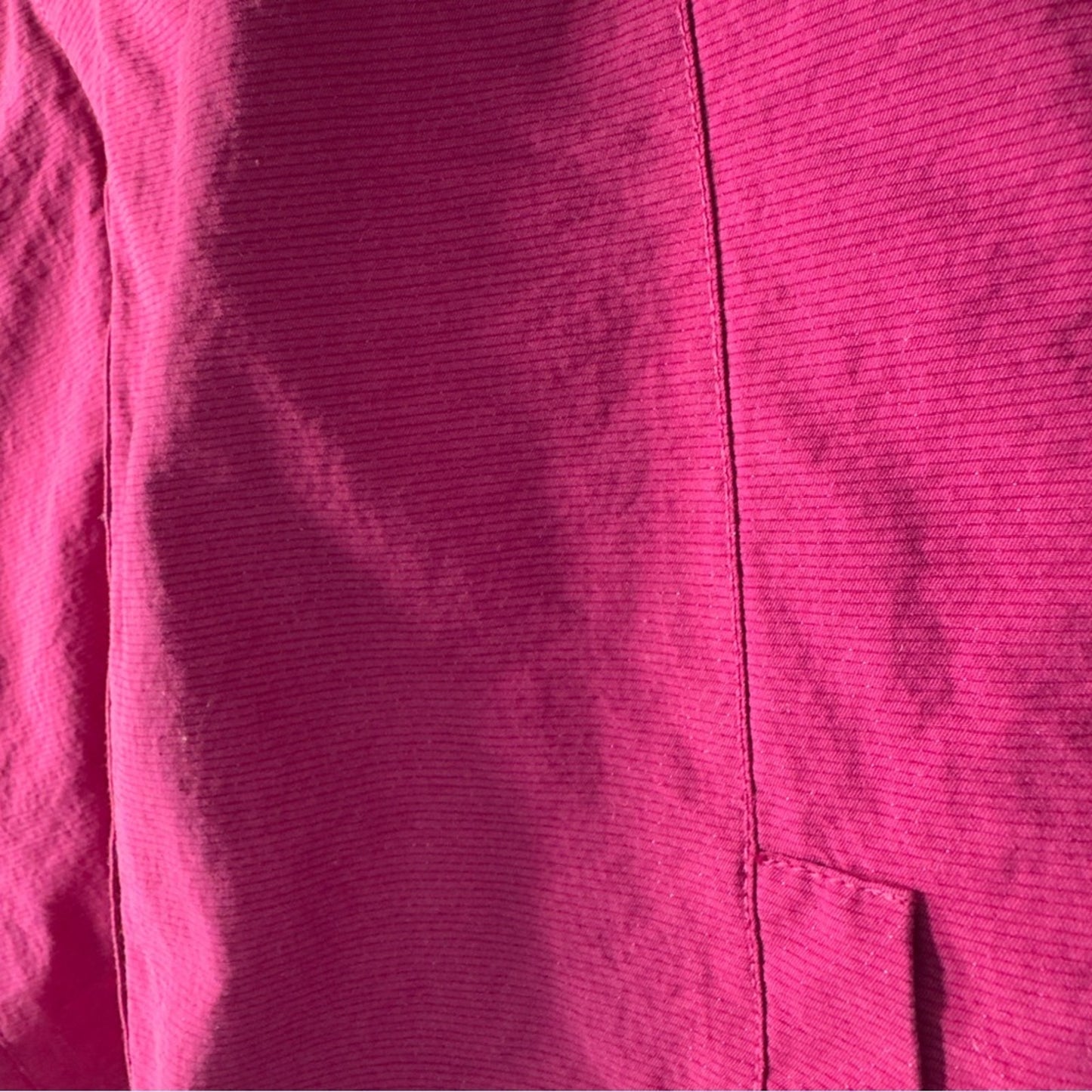 Chico’s 2000s Vintage Y2K Sparkly Vibrant Pink Button-Up Jacket Long Sleeve EUC