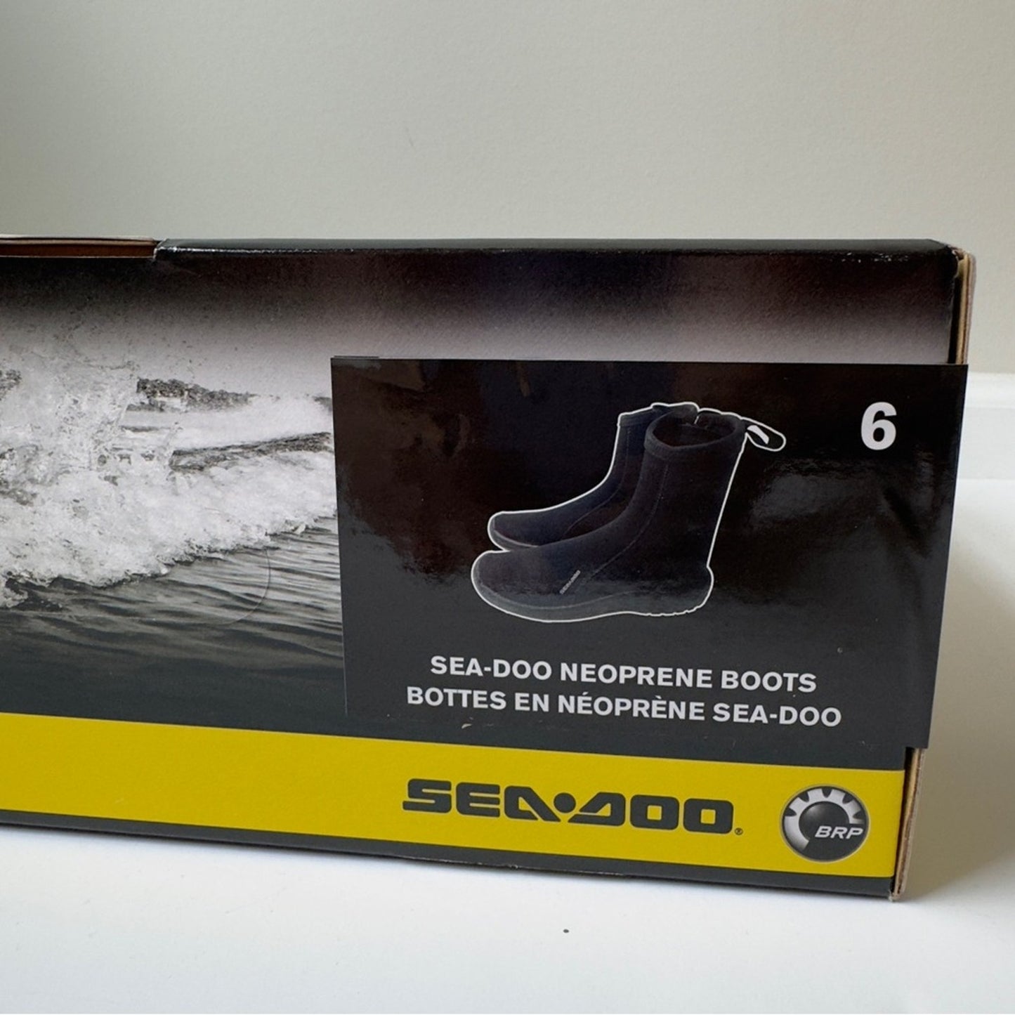 Sea-Doo Neoprene Water Boots Black Unisex Men’s 6 / Women’s 8 Jet Ski Ocean NIB