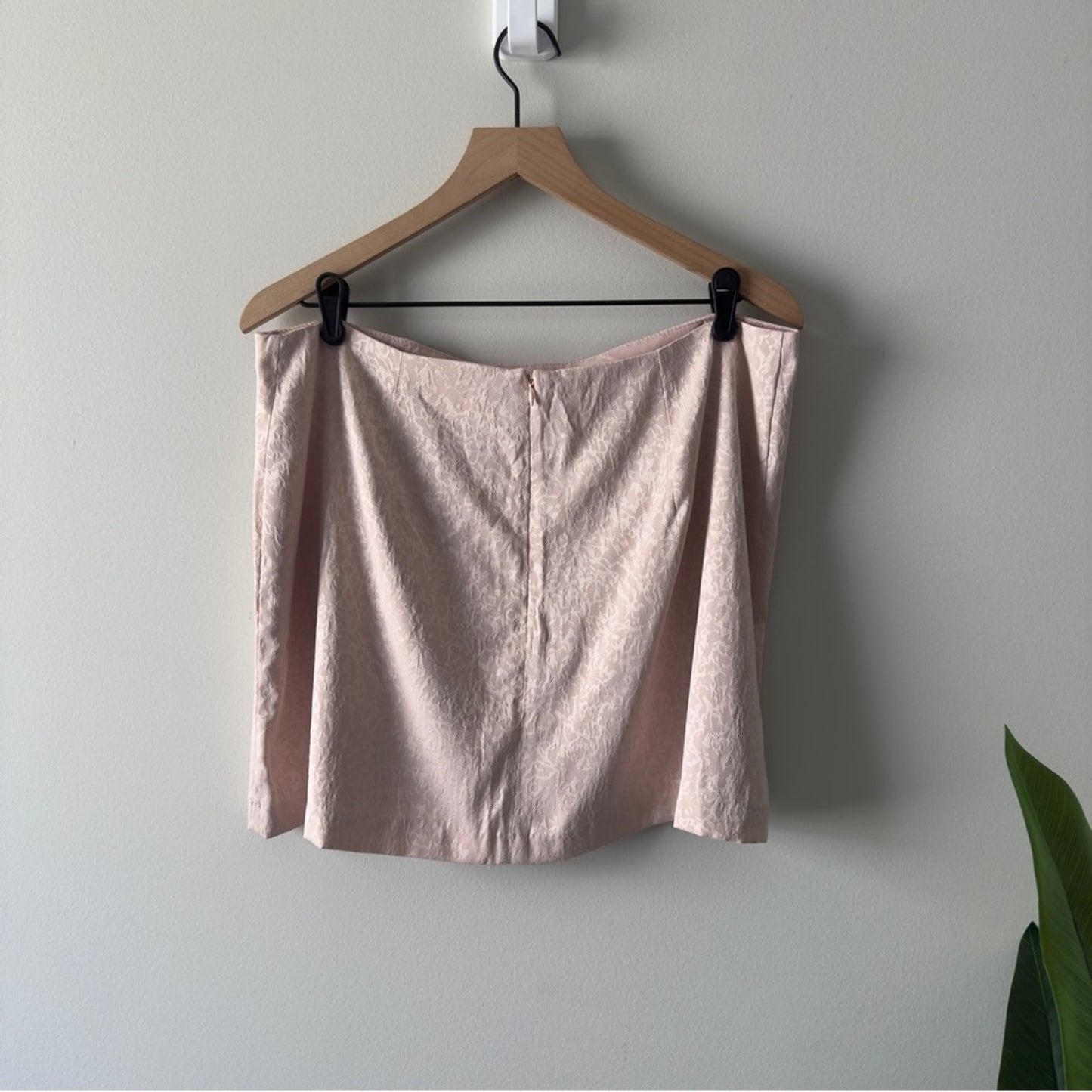 House of Harlow 1960 Revolve Blush Pencil Skirt abstract animal print mini slit