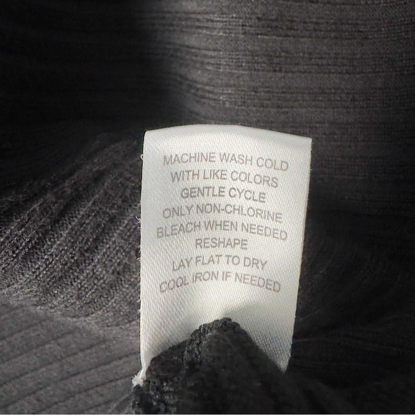 Peyton Primrose Ribbed Black Sweater Long Sleeve Oversized Round Neck Solid EUC