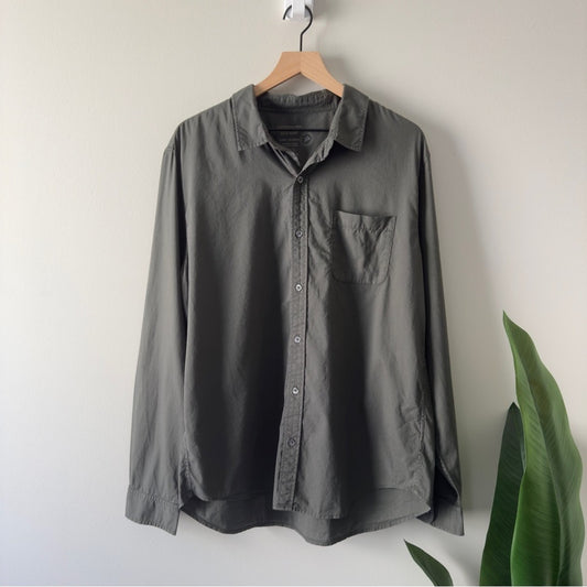 Outerknown S.E.A. Shirt 100% Organic Cotton 
 Long Sleeve Button-Down Shirt EUC
