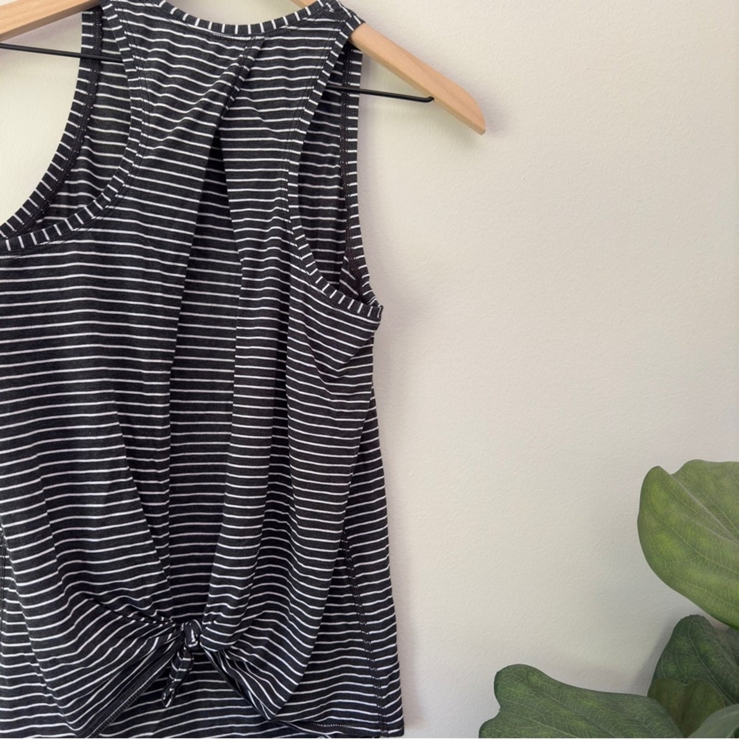 Lululemon All Tied Up Tank Modern Stripe Heathered Black White (First Release)