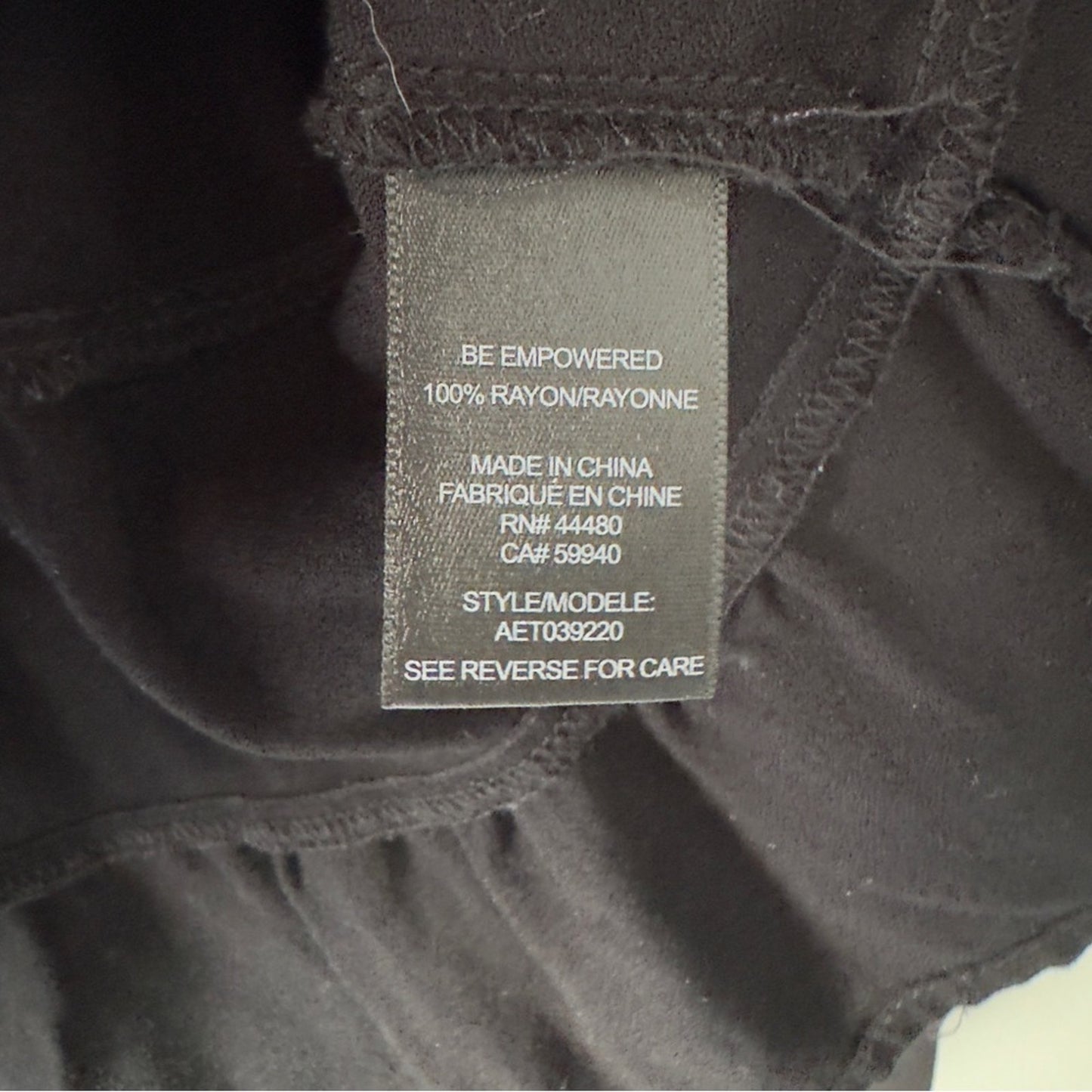 AFRM Revolve Black Babydoll Top Long Sleeve Zip Up Zipper Sweetheart Neckline M