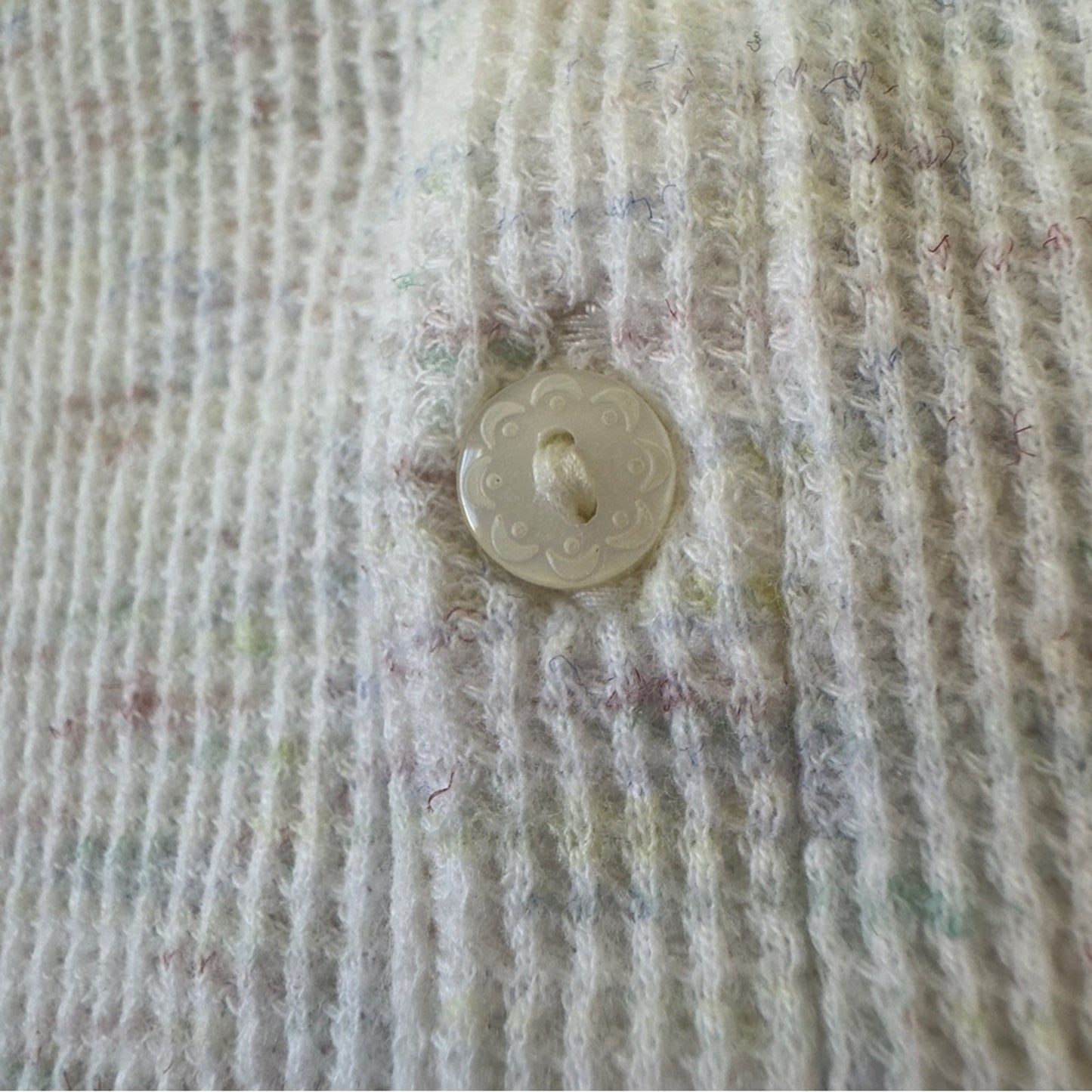 Ralph Lauren Baby Cream Knit Dress with Bloomers speckled long sleeve button up